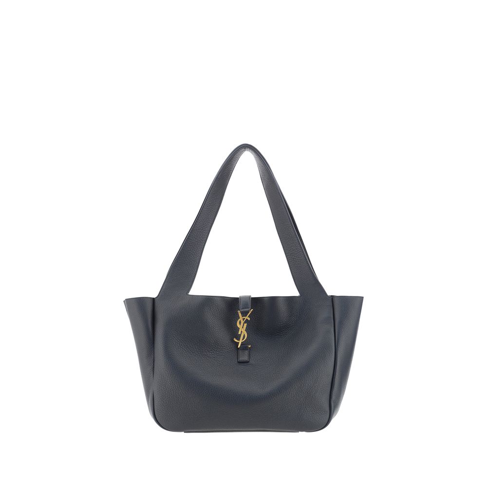 Elevate your style with the Saint Laurent Black Calf Leather Bos Taurus Shoulder Bag, a masterpiece of luxury and sophistication, crafted for the discerning individual.