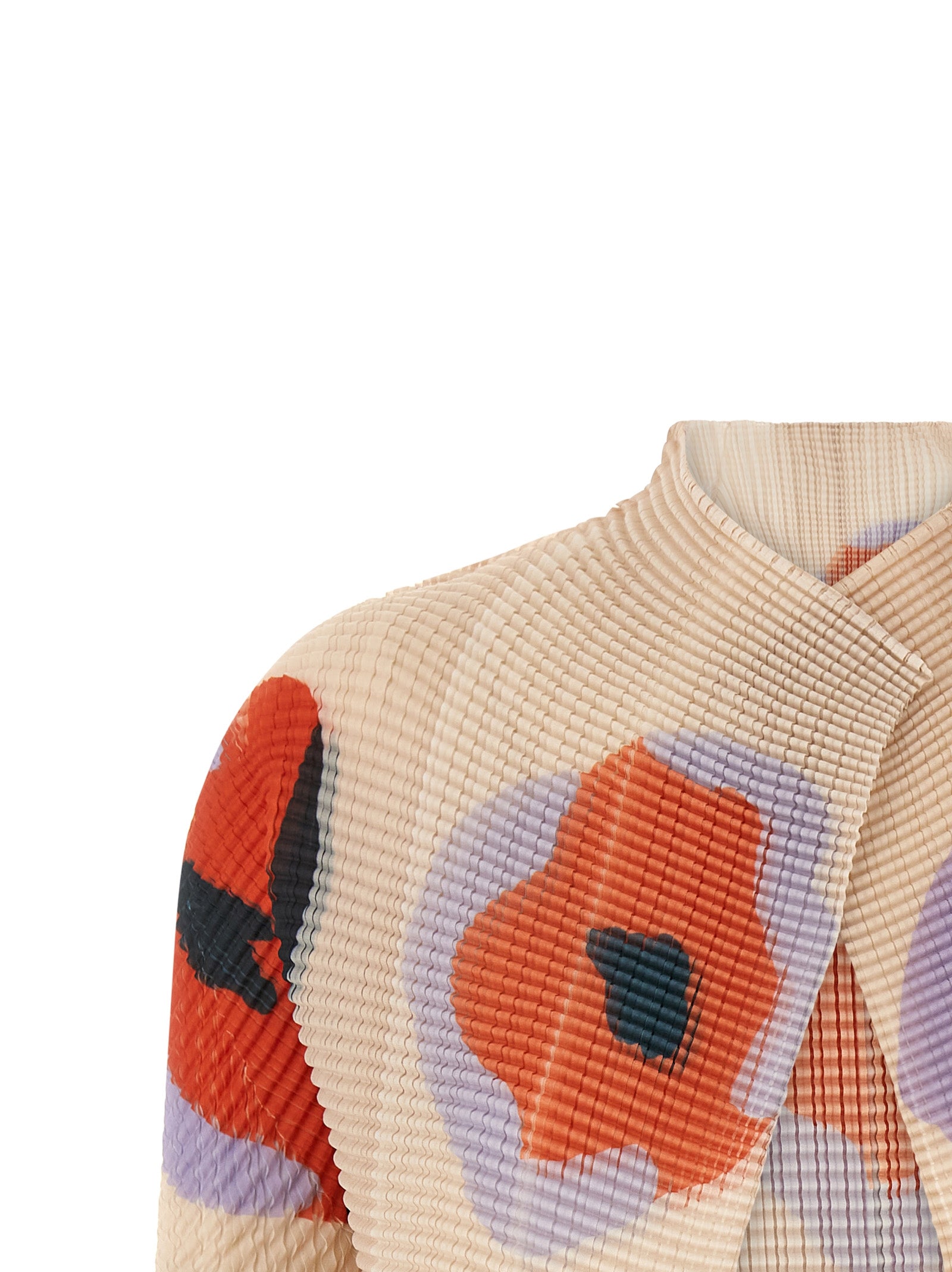 Issey Miyake Beige Polyester Cardigan