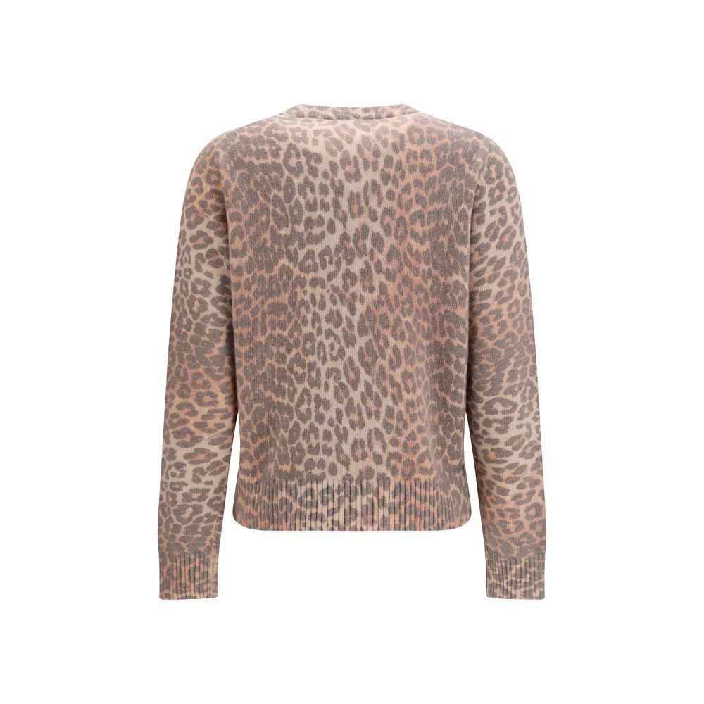 Ganni Beige Wool Oves Aries Sweatshirt - Luxurious Comfort