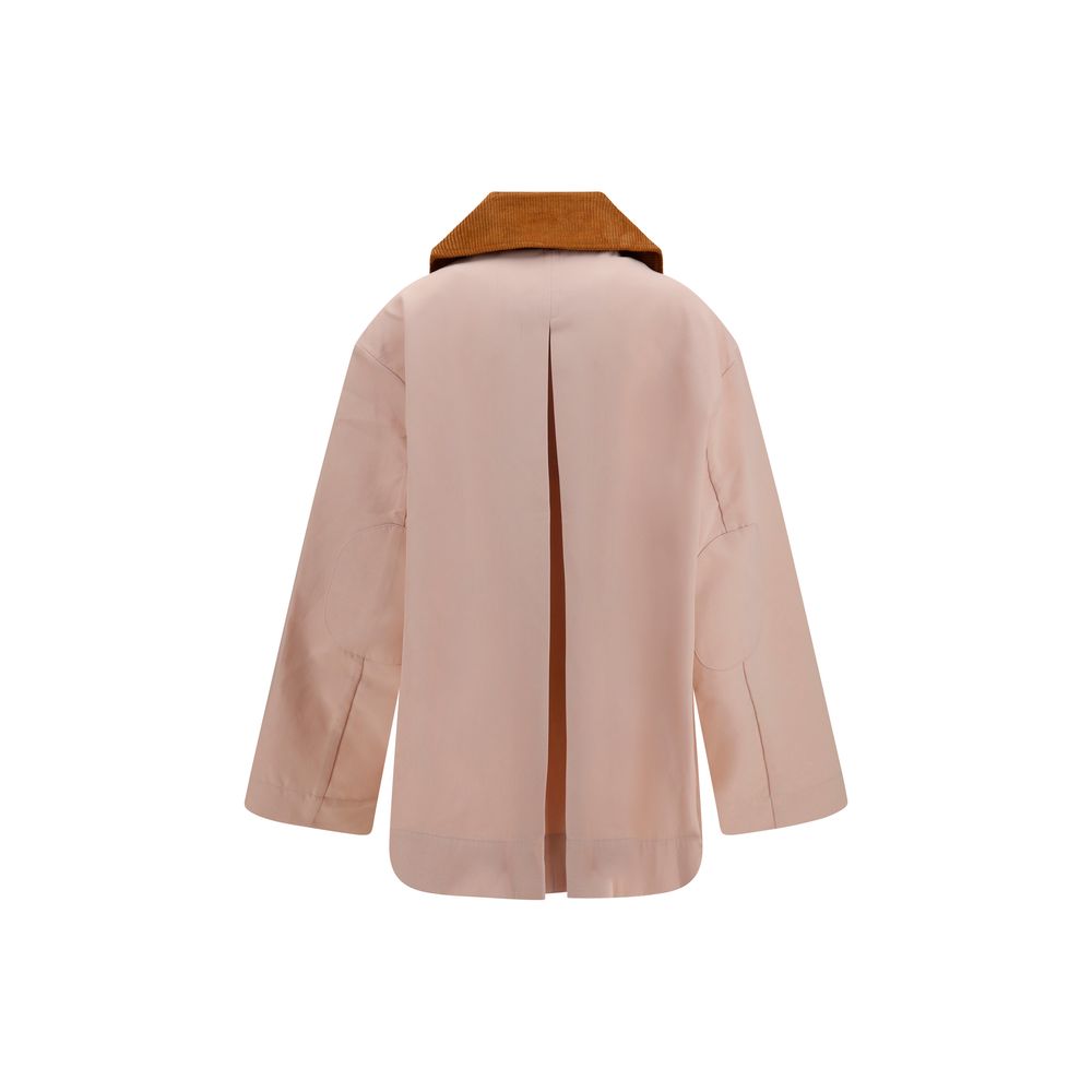 Ganni Multicolor Full-Length Jacket - Effortless Luxe Style