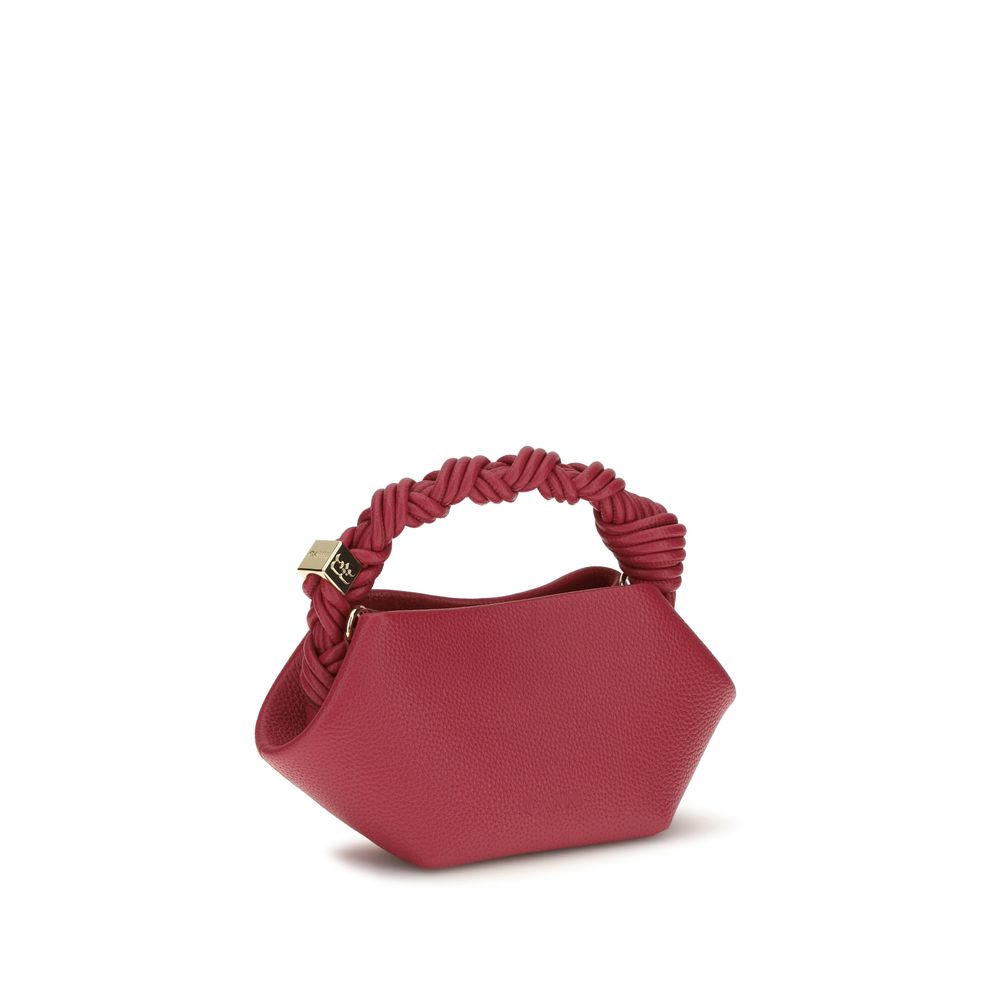 Ganni Red Recycled Polyester Handbag - Exquisite Luxury Accessory
