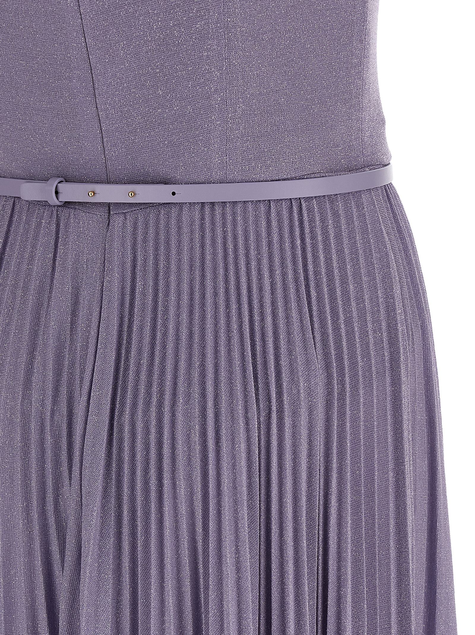 Elisabetta Franchi Purple Viscose Long Dress