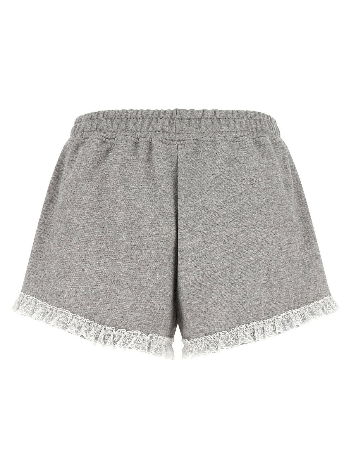 Ganni Gray Organic Cotton Bermuda Shorts - Effortless Elegance