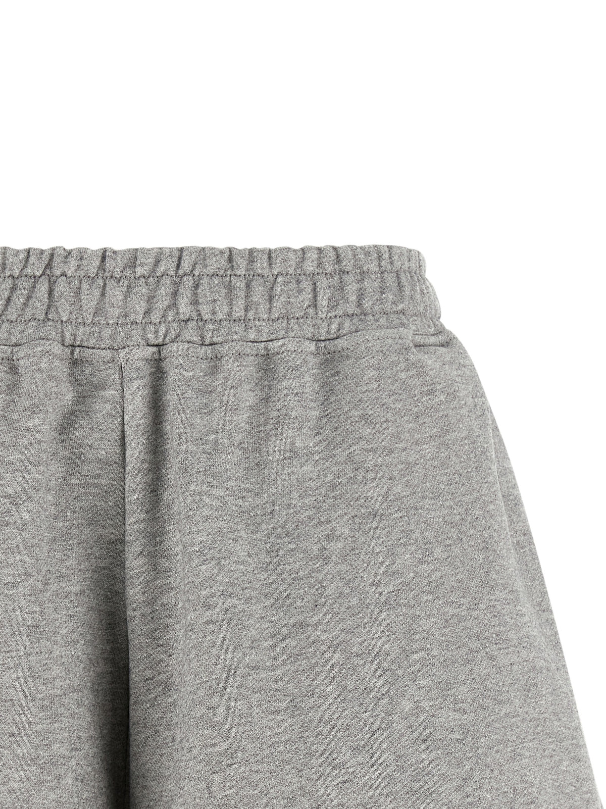 Ganni Gray Organic Cotton Bermuda Shorts - Effortless Elegance