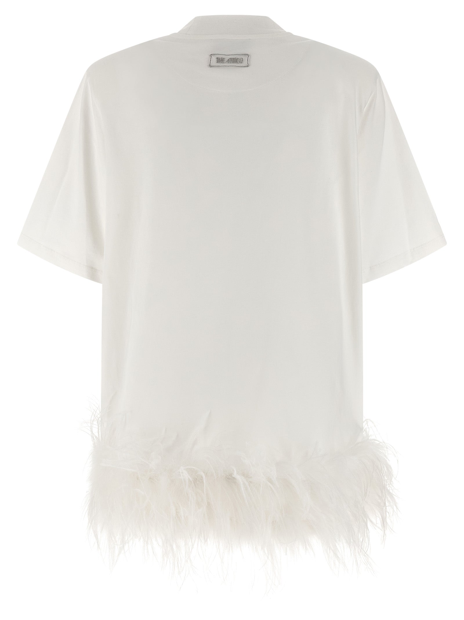 The Attico White Cotton Short Dress