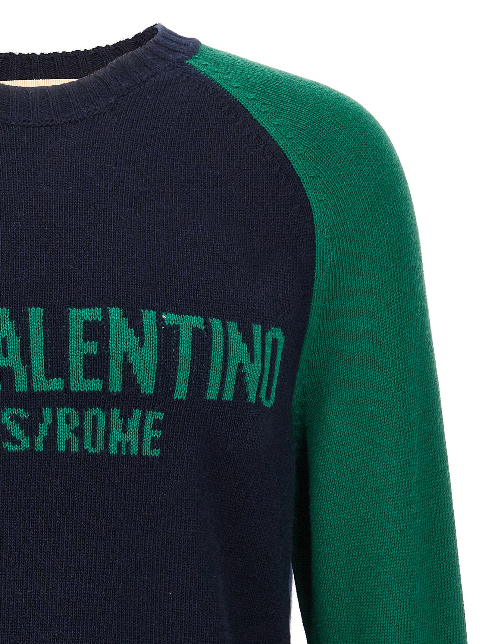 Valentino Garavani Blue Virgin Wool Cardigan