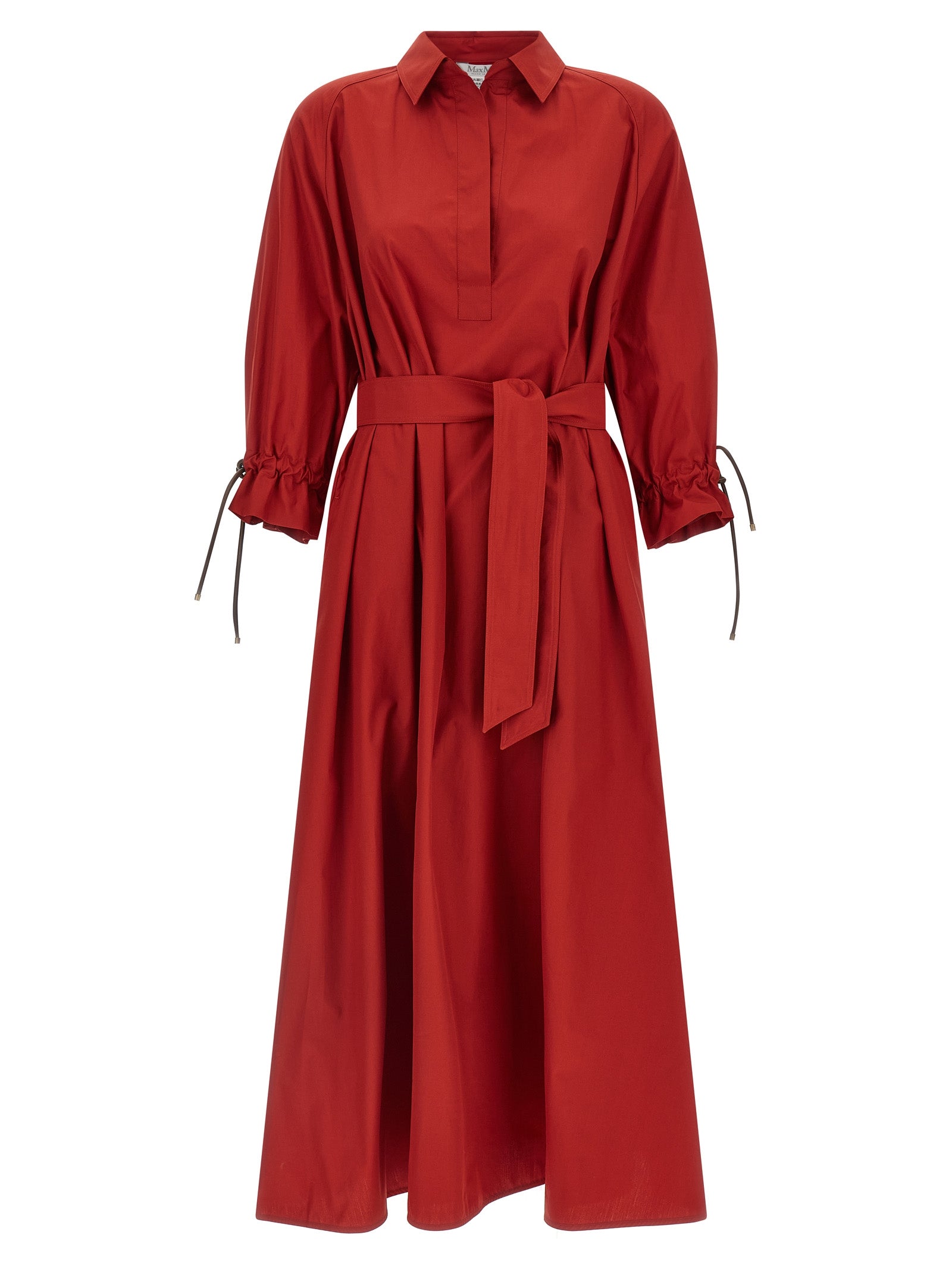 Max Mara Multicolor Cotton Long Dress