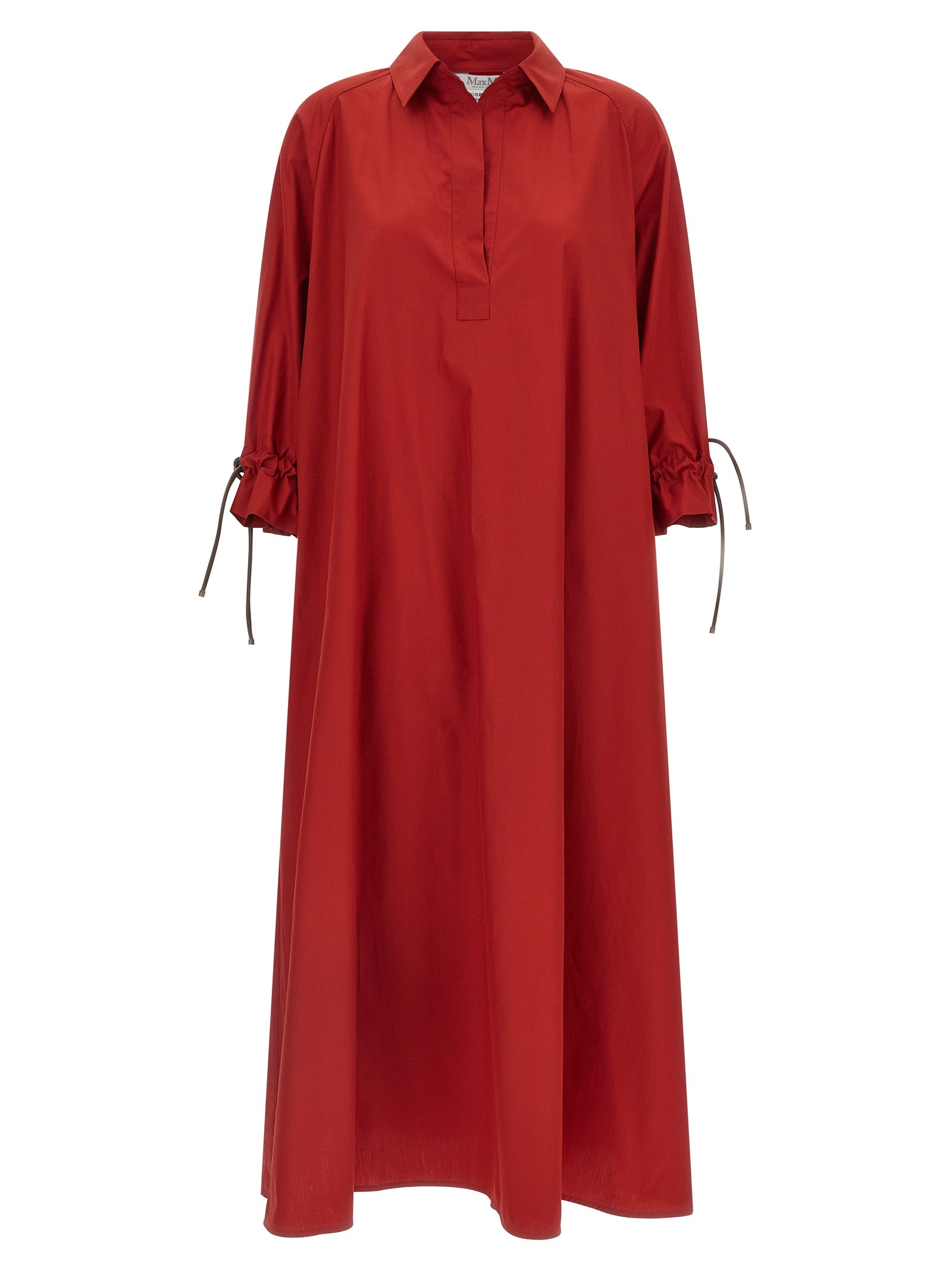 Max Mara Multicolor Cotton Long Dress