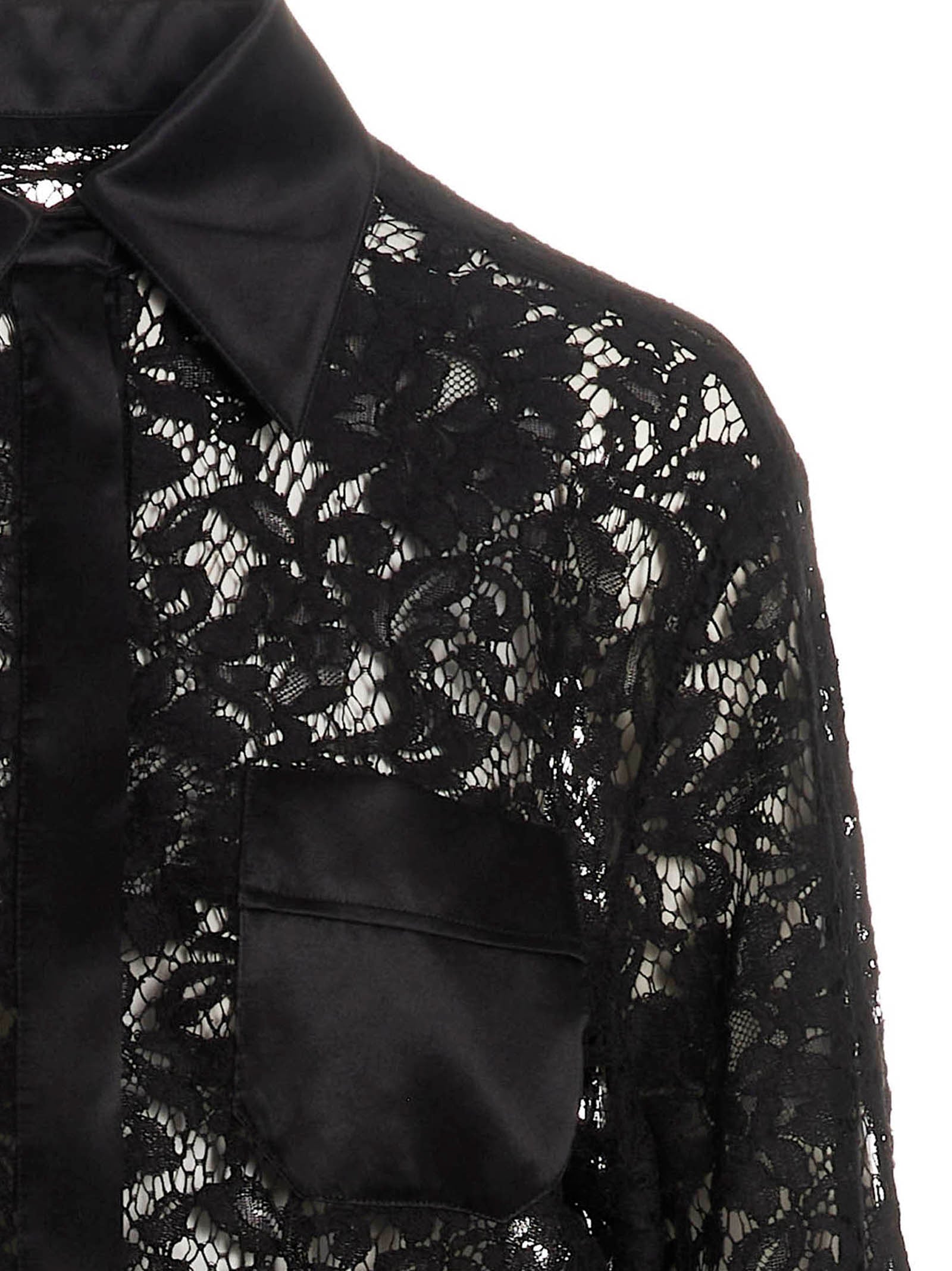 Dolce & Gabbana Black Cotton Shirt