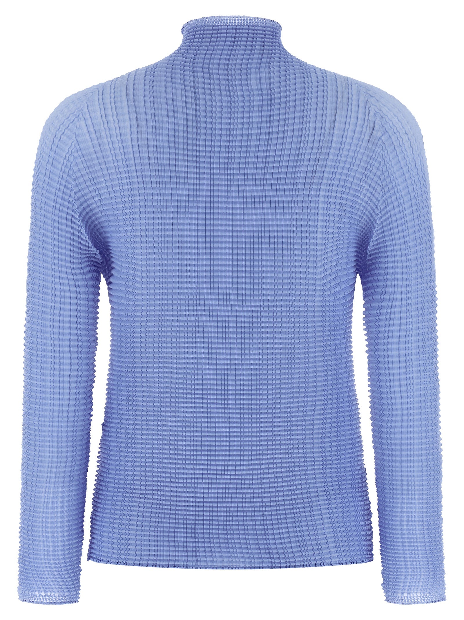 Issey Miyake Blue Polyester Blouse