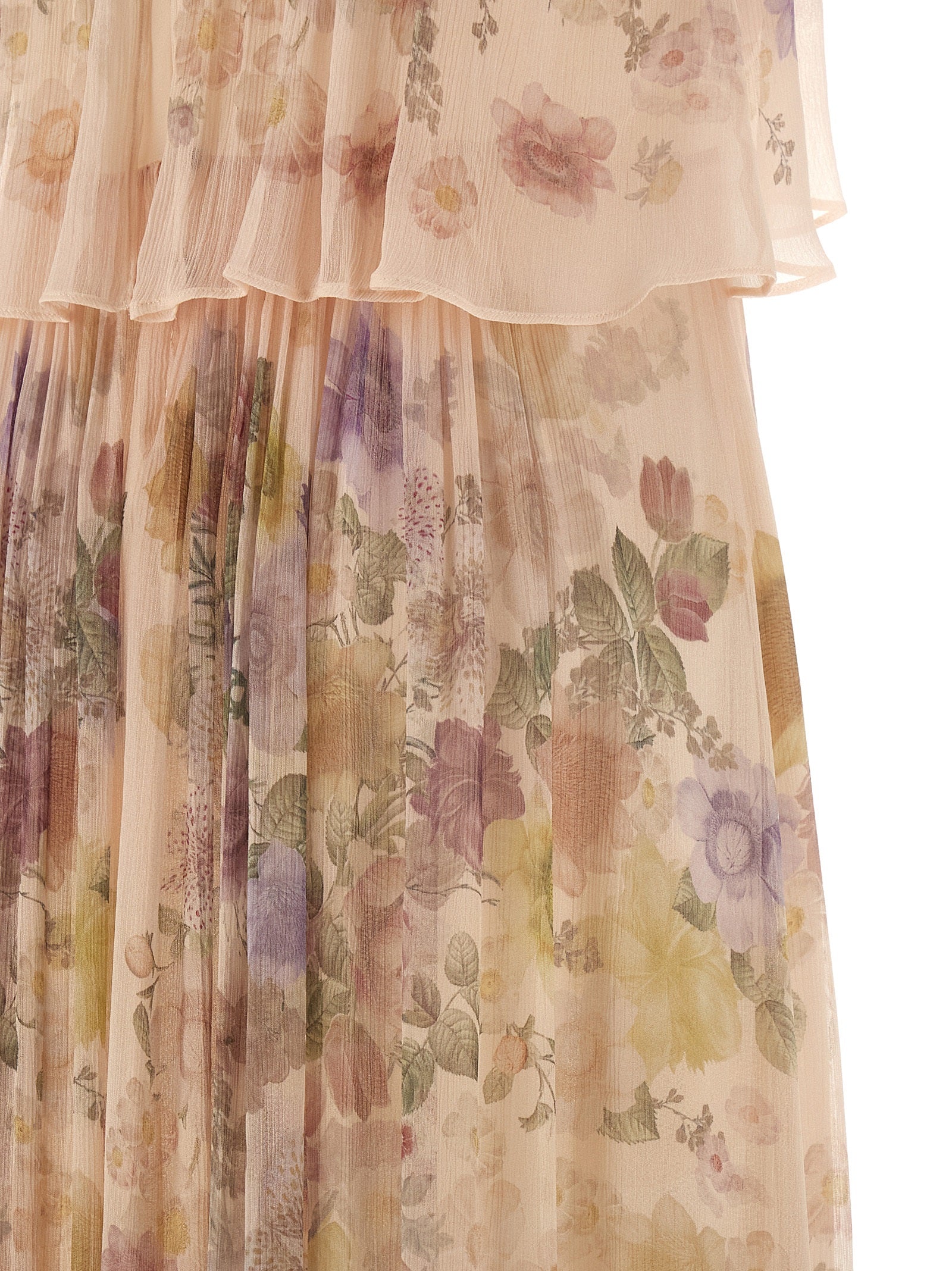 Twinset Multicolor Viscose Long Dress