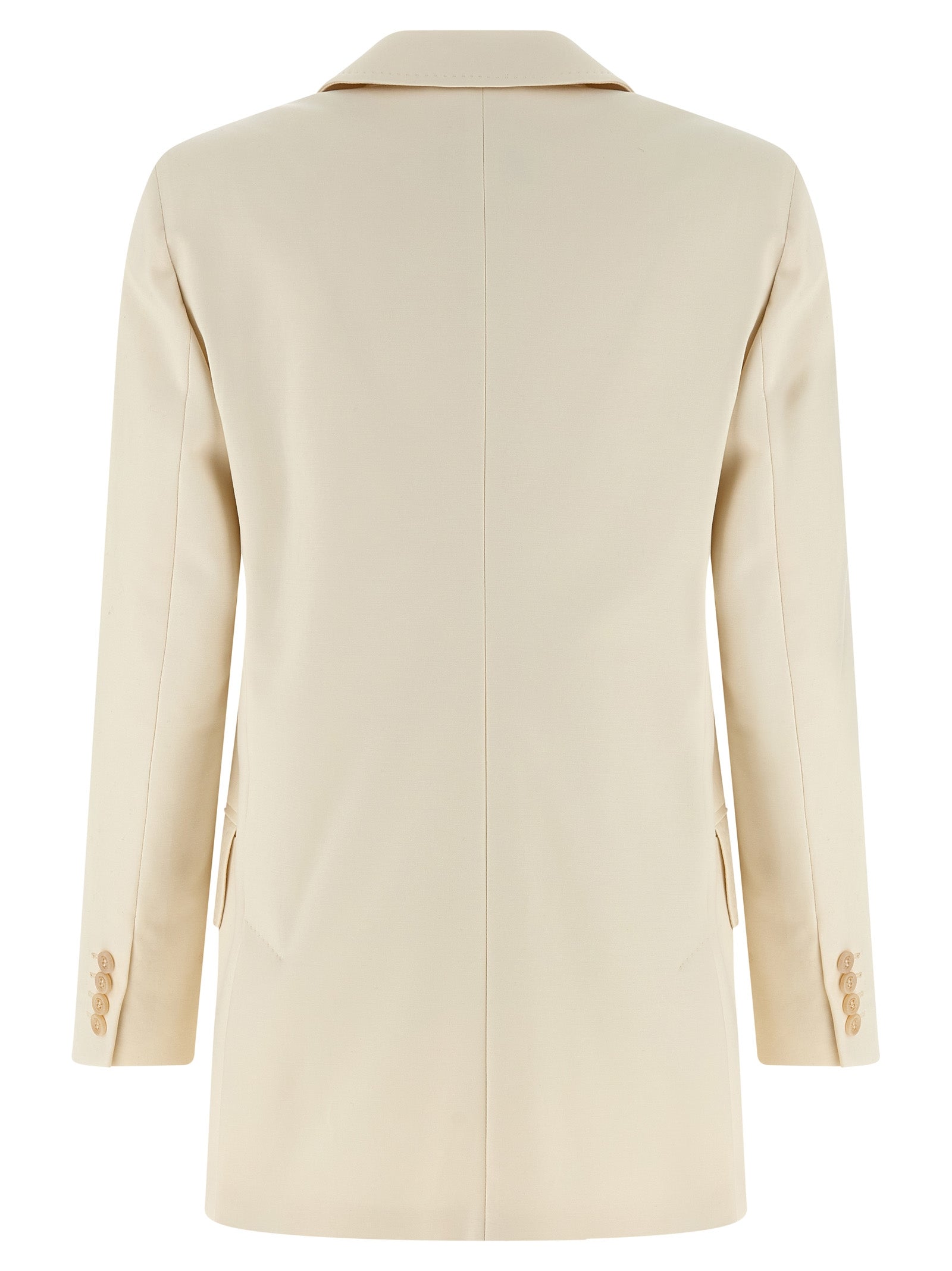 Max Mara White Cotton Blazer