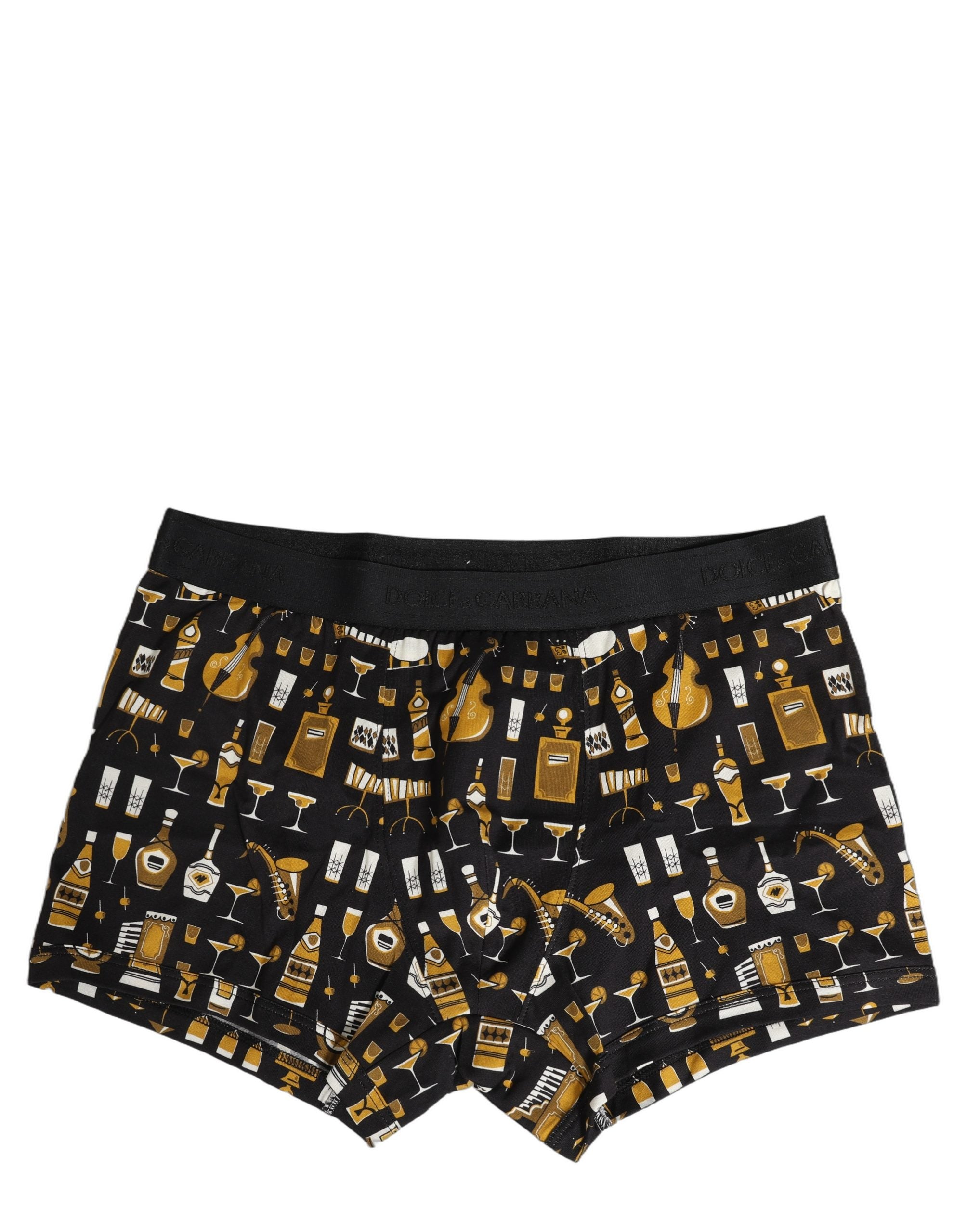Dolce & Gabbana Black Gold Cocktail Regular Boxer Underwear