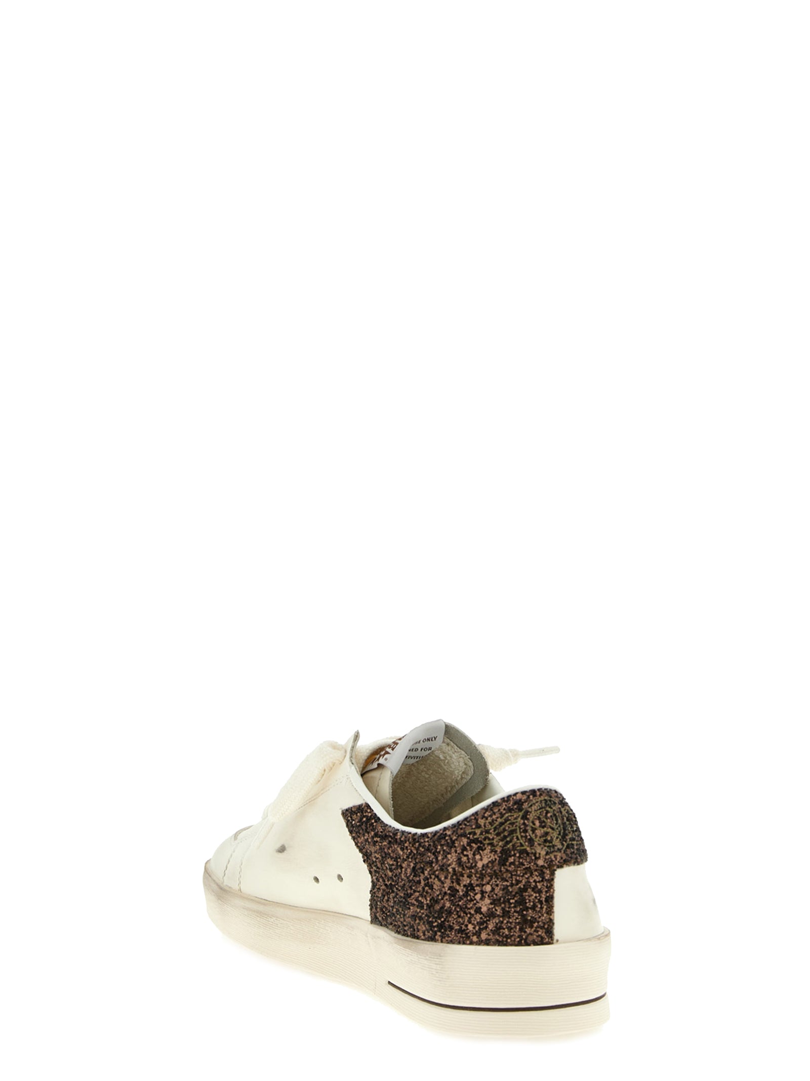 Golden Goose White Leather Low Top Sneakers