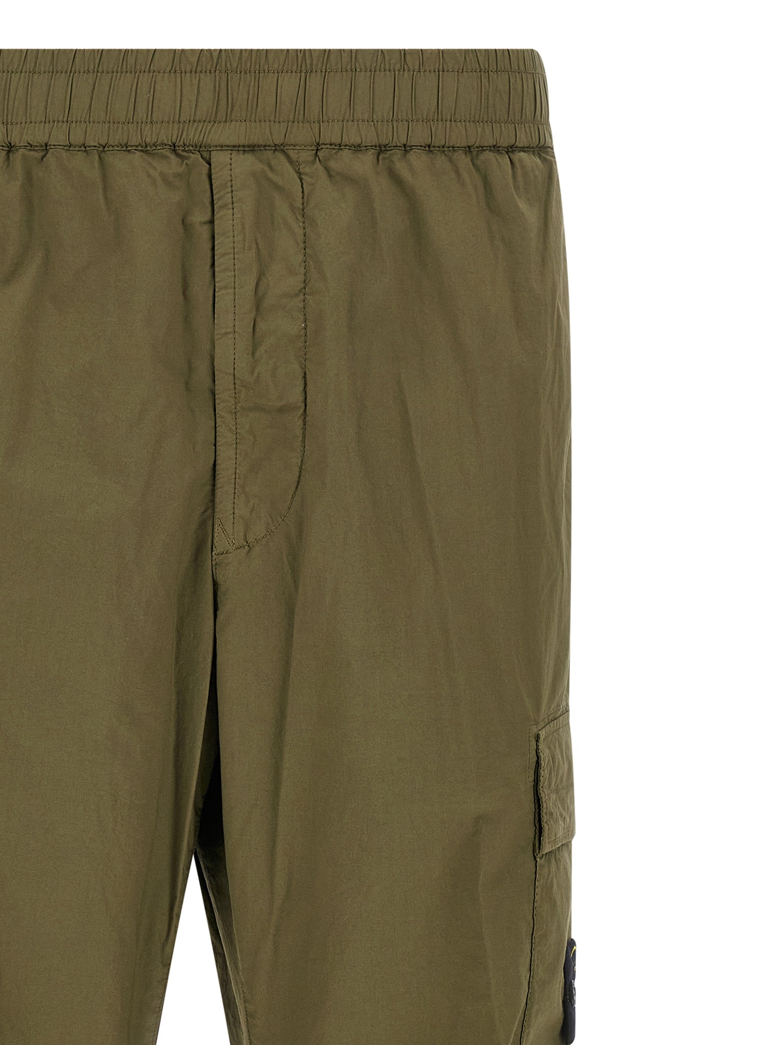 Stone Island Bicolor Cotton Cargo Pants