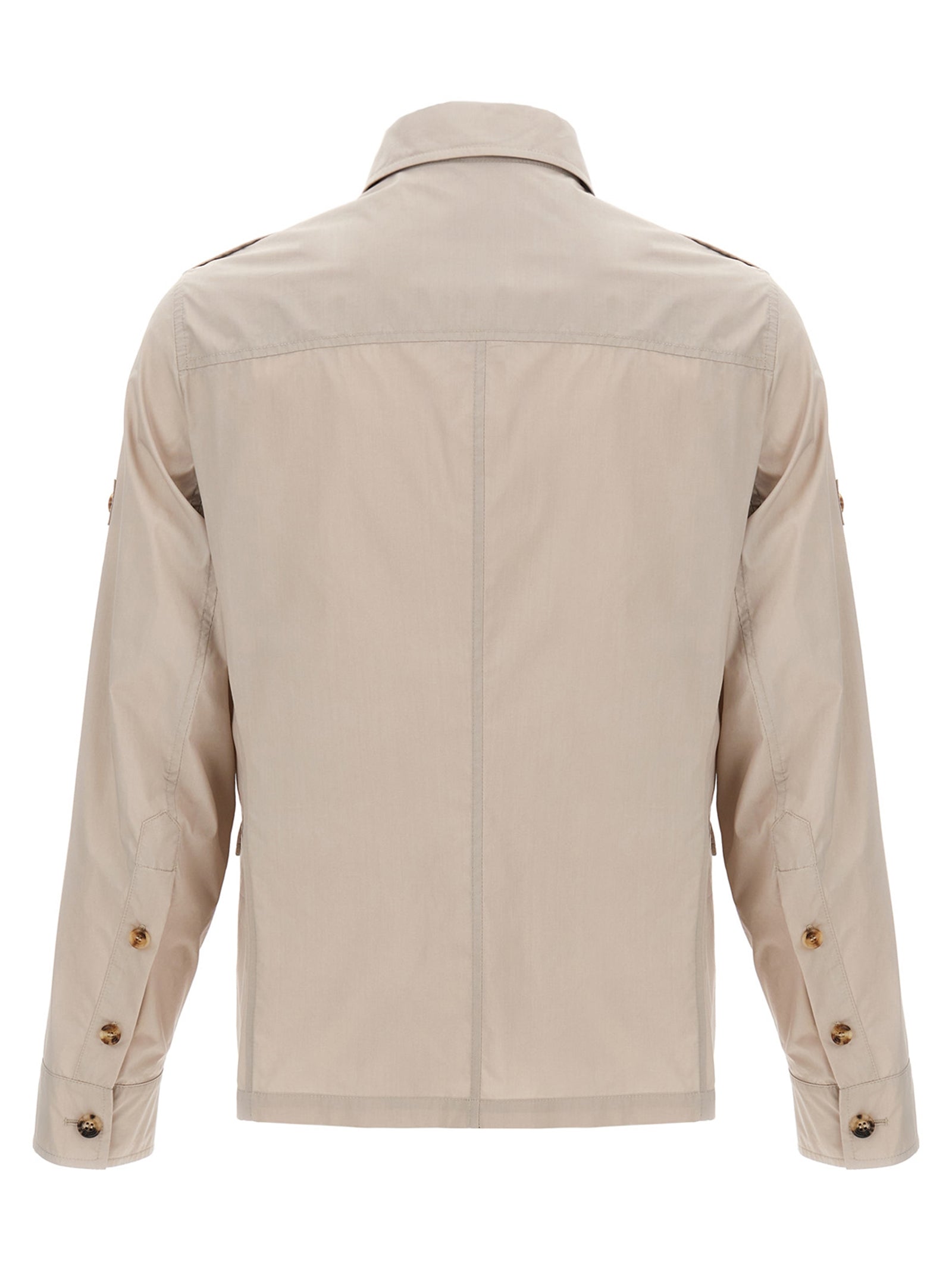 Brunello Cucinelli Beige Cotton Full-Length Jacket - Timeless Elegance