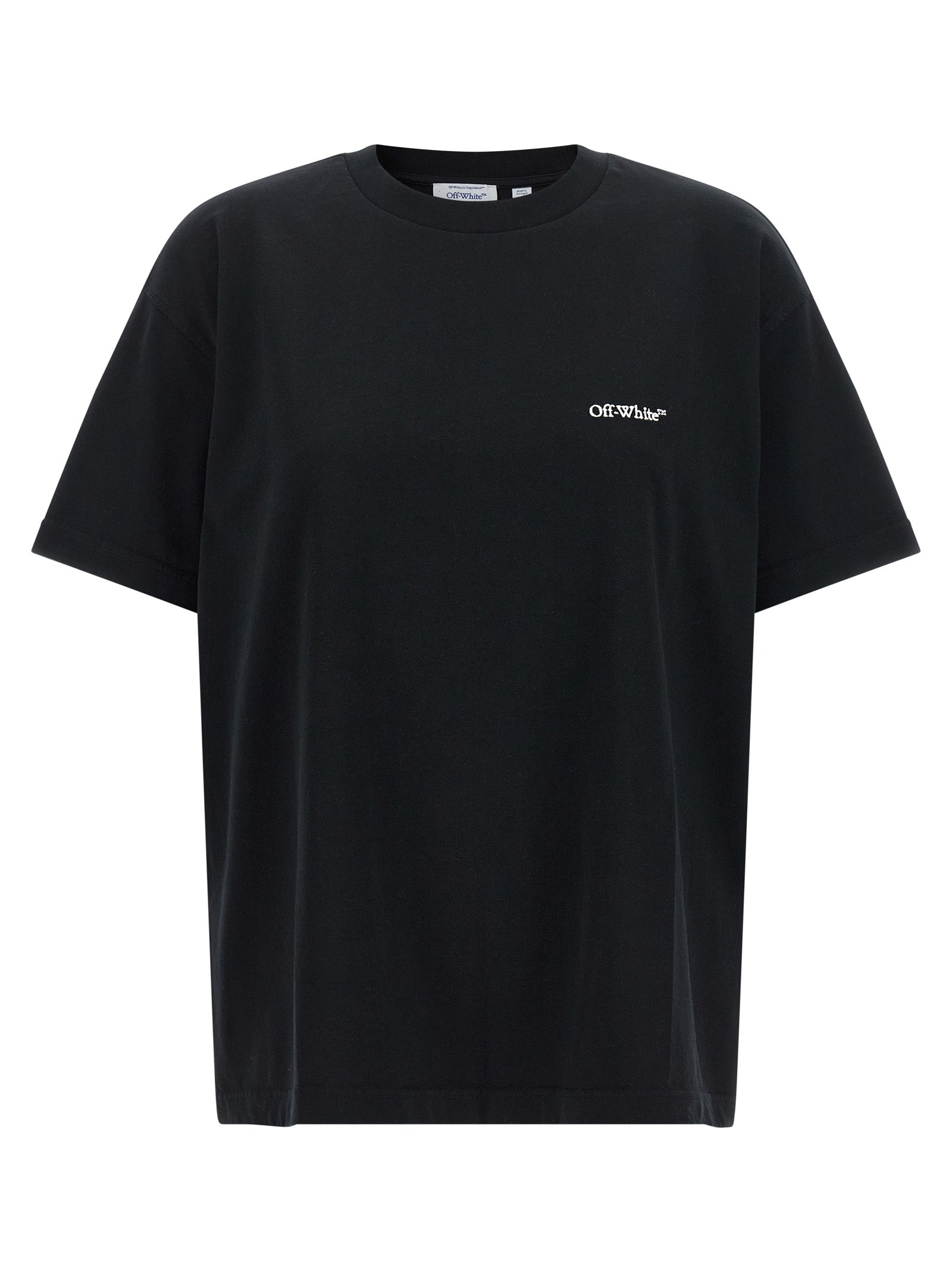 Off-White Black Cotton T-Shirt