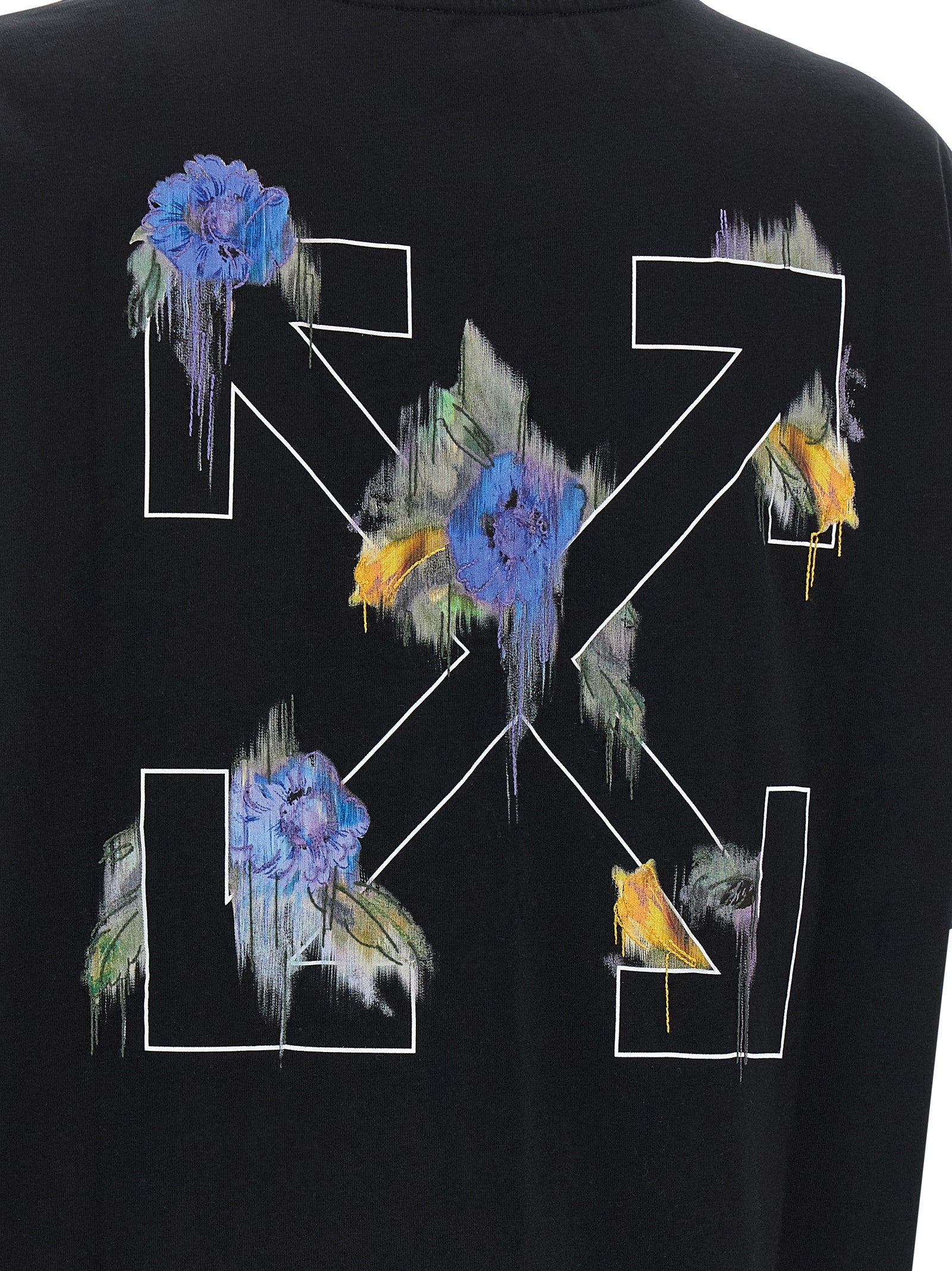 Off-White Black Cotton T-Shirt