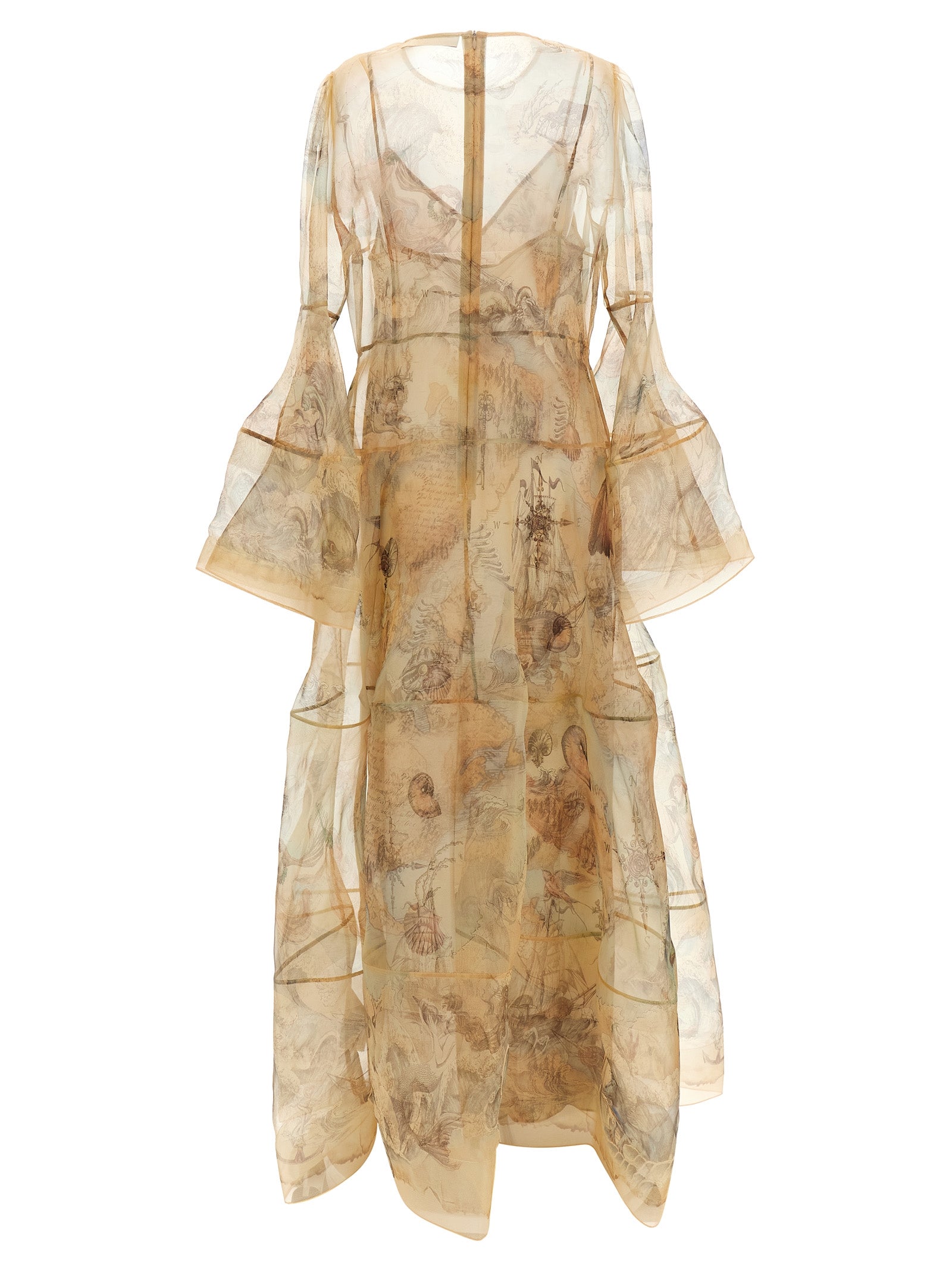 Zimmermann Beige Silk Long Dress