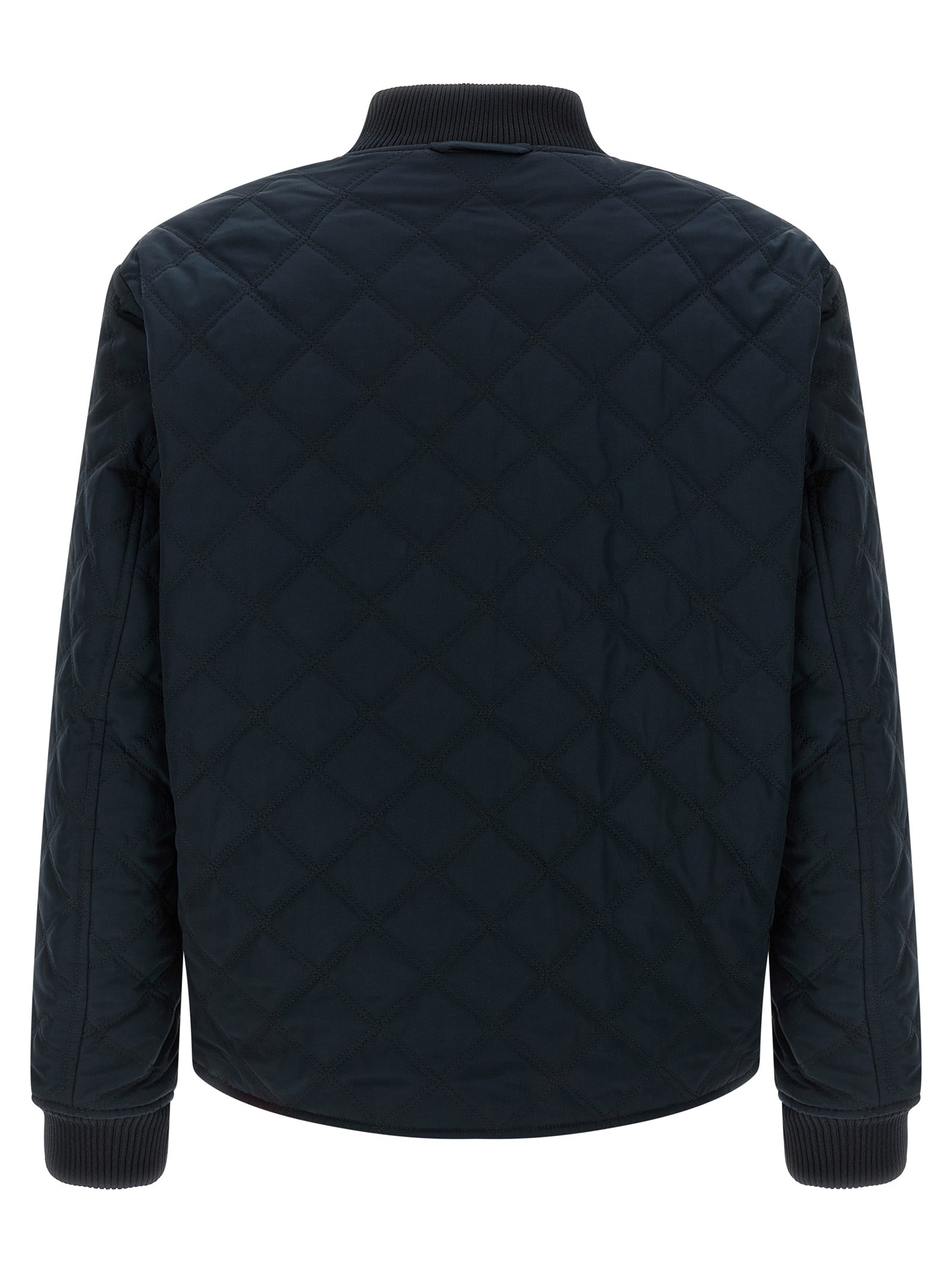 Hugo Boss Blue Polyester Shell Jacket