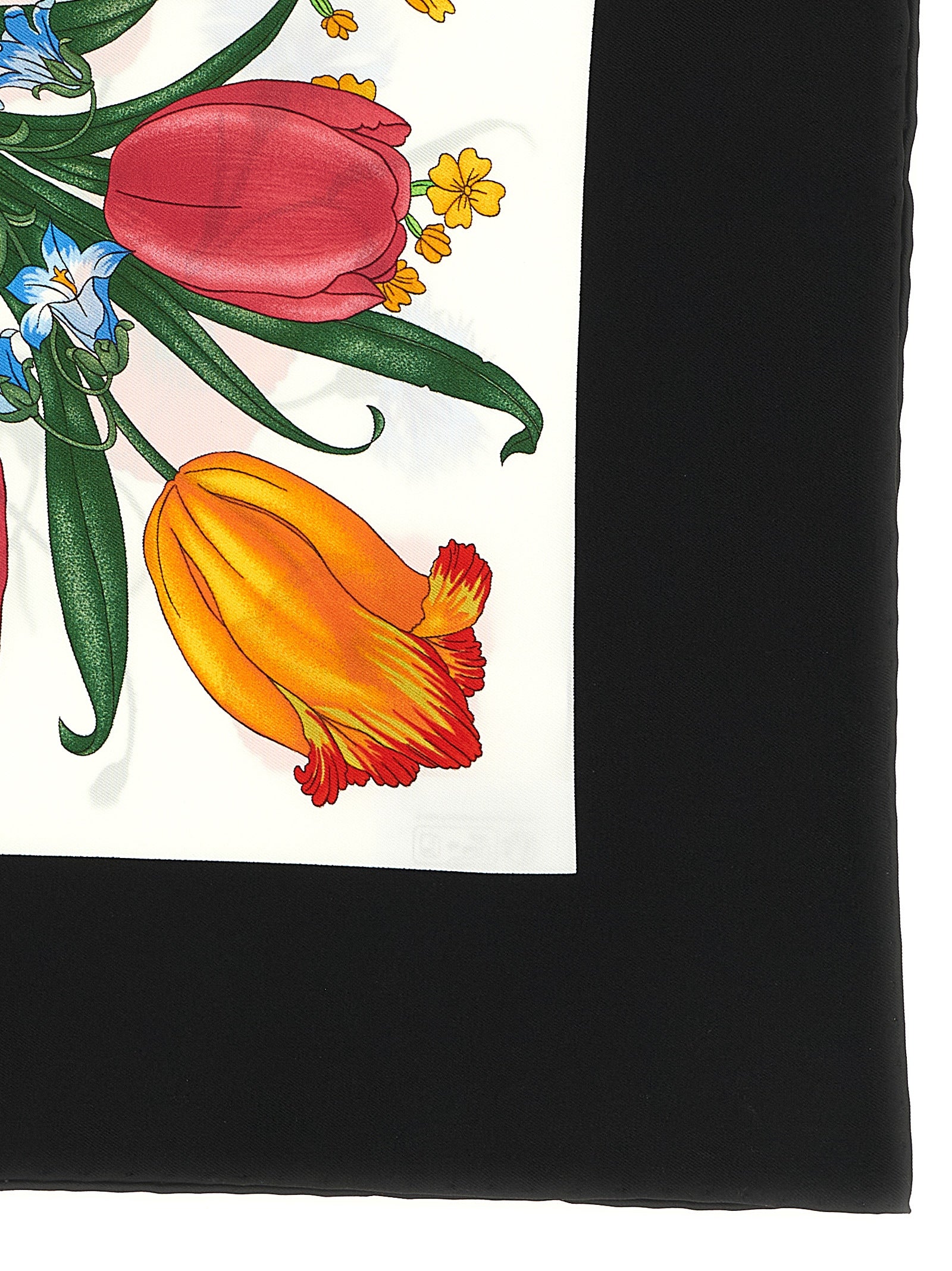 Gucci Black Silk Scarf