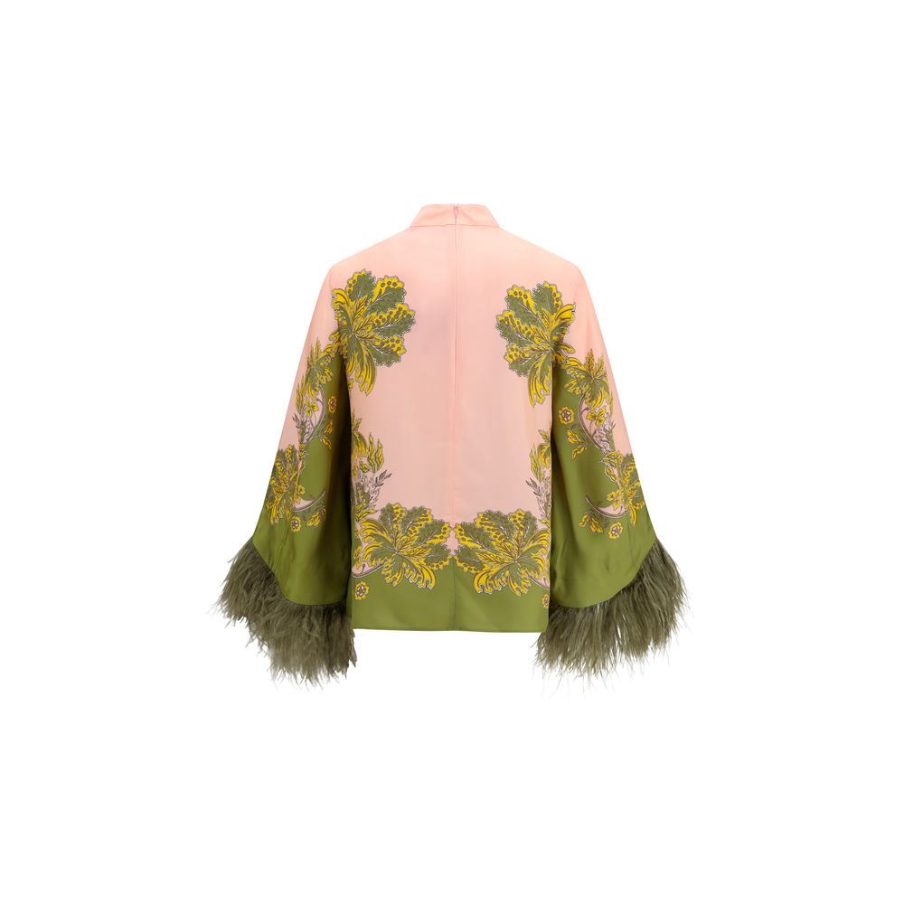La Double J Multicolor Silk Shirt