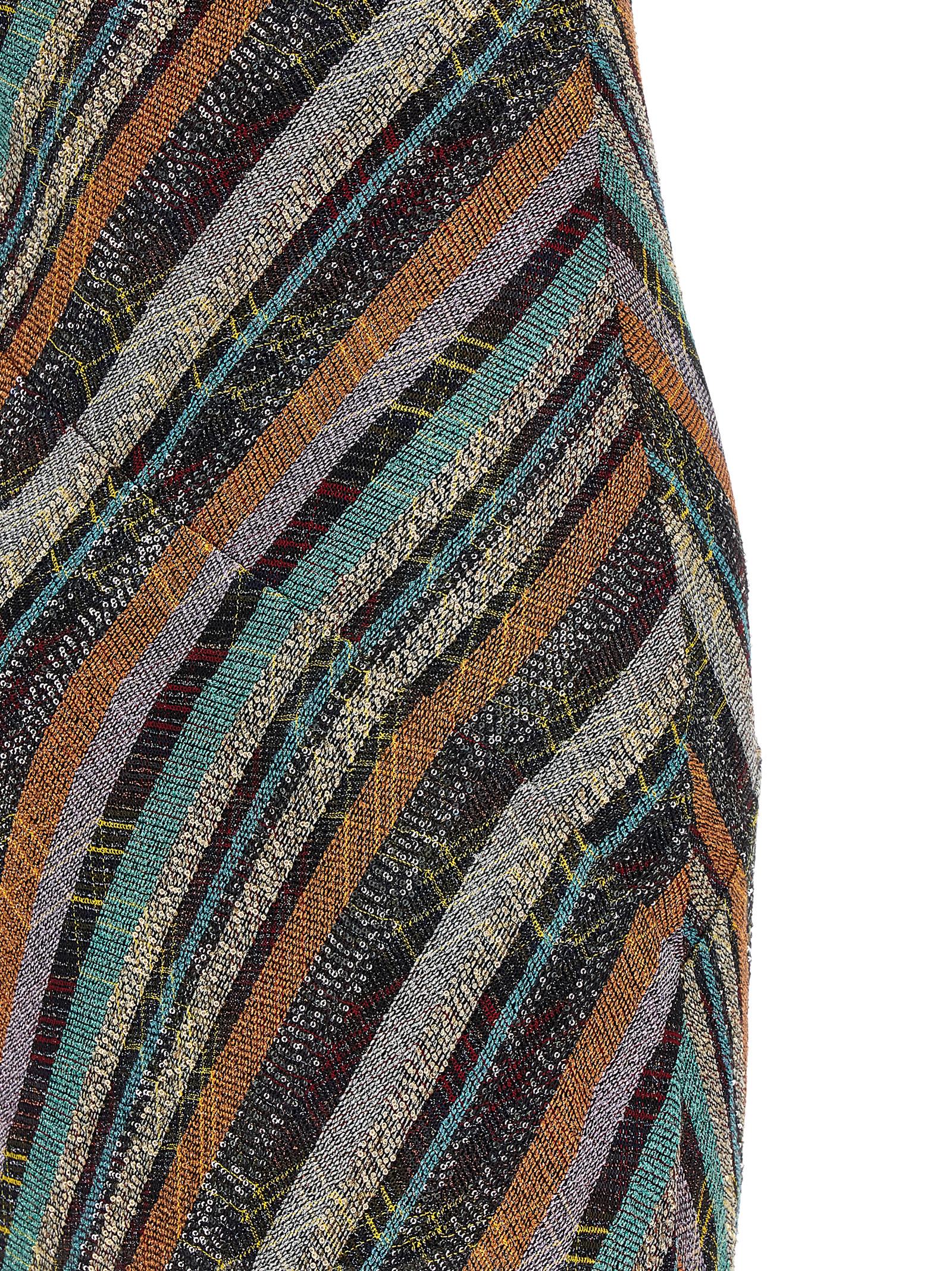 Experience the allure of the Missoni Multicolor Viscose Long Dress, a luxurious blend of artistry and sophistication, perfect for unforgettable moments.