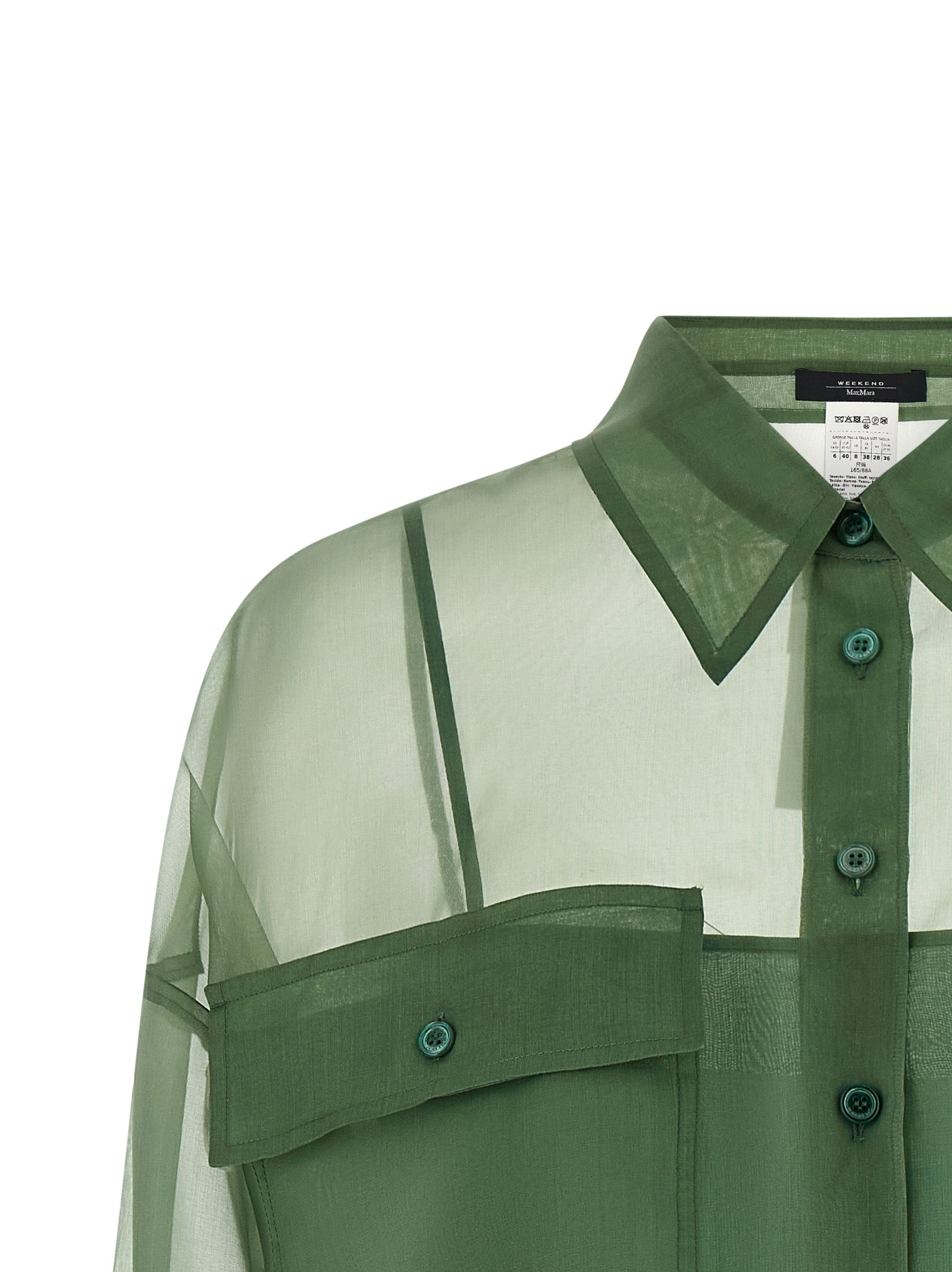 Max Mara Bicolor Cotton Blouse