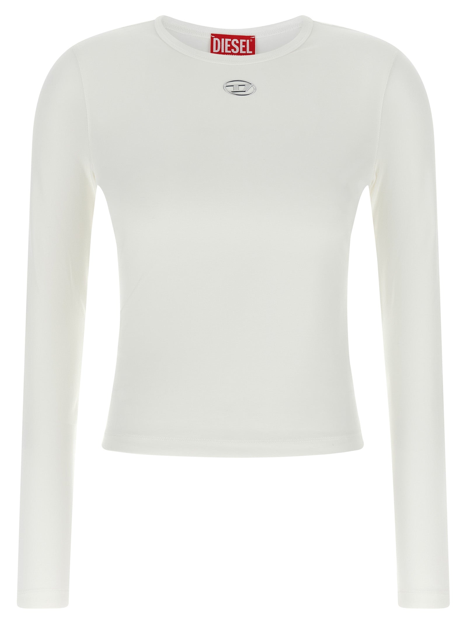 Diesel White Cotton Sportswear