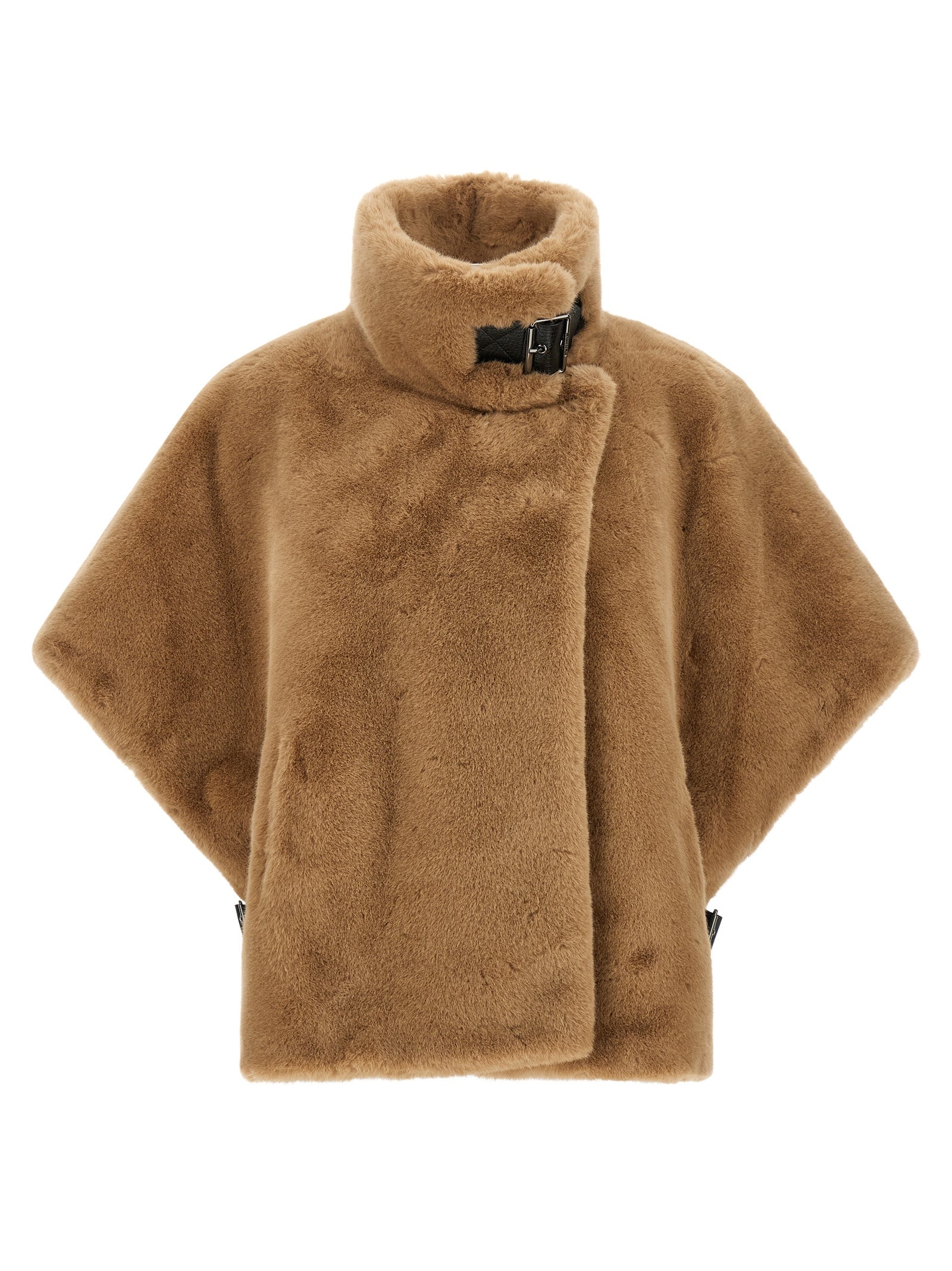 Discover the PINKO Beige Polyester Coat, a luxurious blend of structured elegance and sumptuous texture, perfect for the discerning fashion connoisseur.
