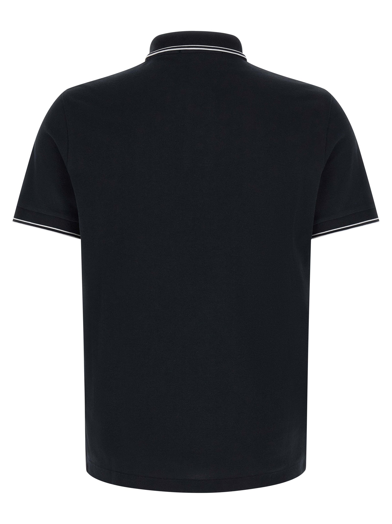 Discover the Stone Island Blue Cotton Polo Shirt, a masterpiece of stretch cotton piqué that embodies sophistication and timeless elegance for the discerning individual.