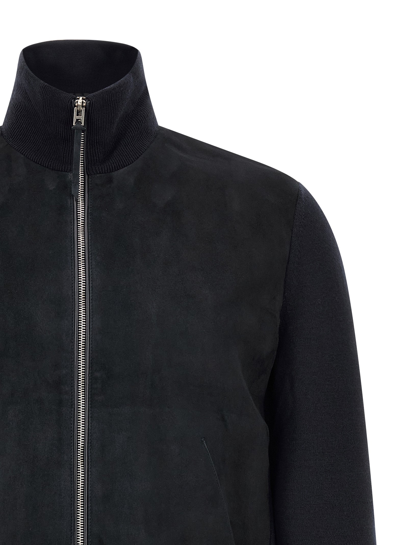 Experience the refined elegance of the Tom Ford Blue Wool Cardigan, where luxurious suede meets soft merino wool, embodying timeless sophistication for the discerning individual.