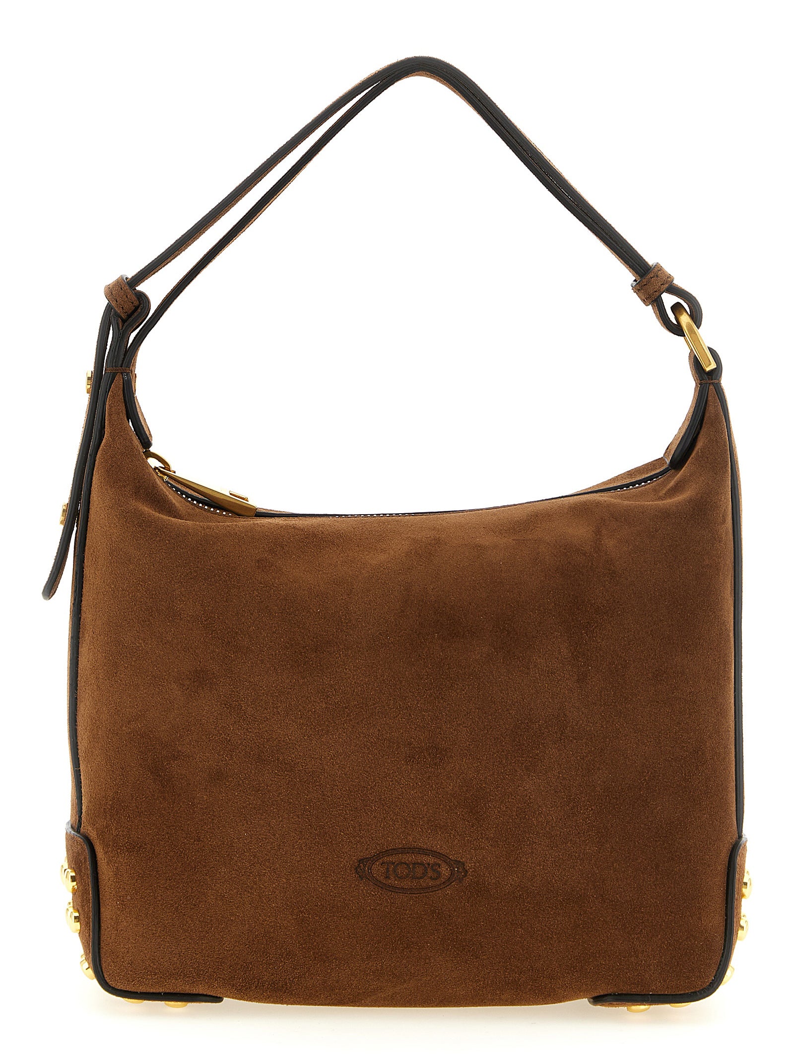 Elevate your style with the Tod's Brown Calfskin Shoulder Bag, a masterpiece of Italian craftsmanship that embodies timeless elegance and luxurious allure for the discerning individual.