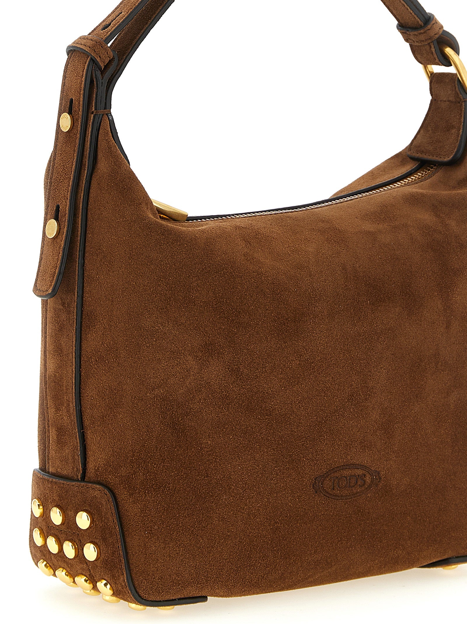 Elevate your style with the Tod's Brown Calfskin Shoulder Bag, a masterpiece of Italian craftsmanship that embodies sophistication and timeless allure for the discerning individual.
