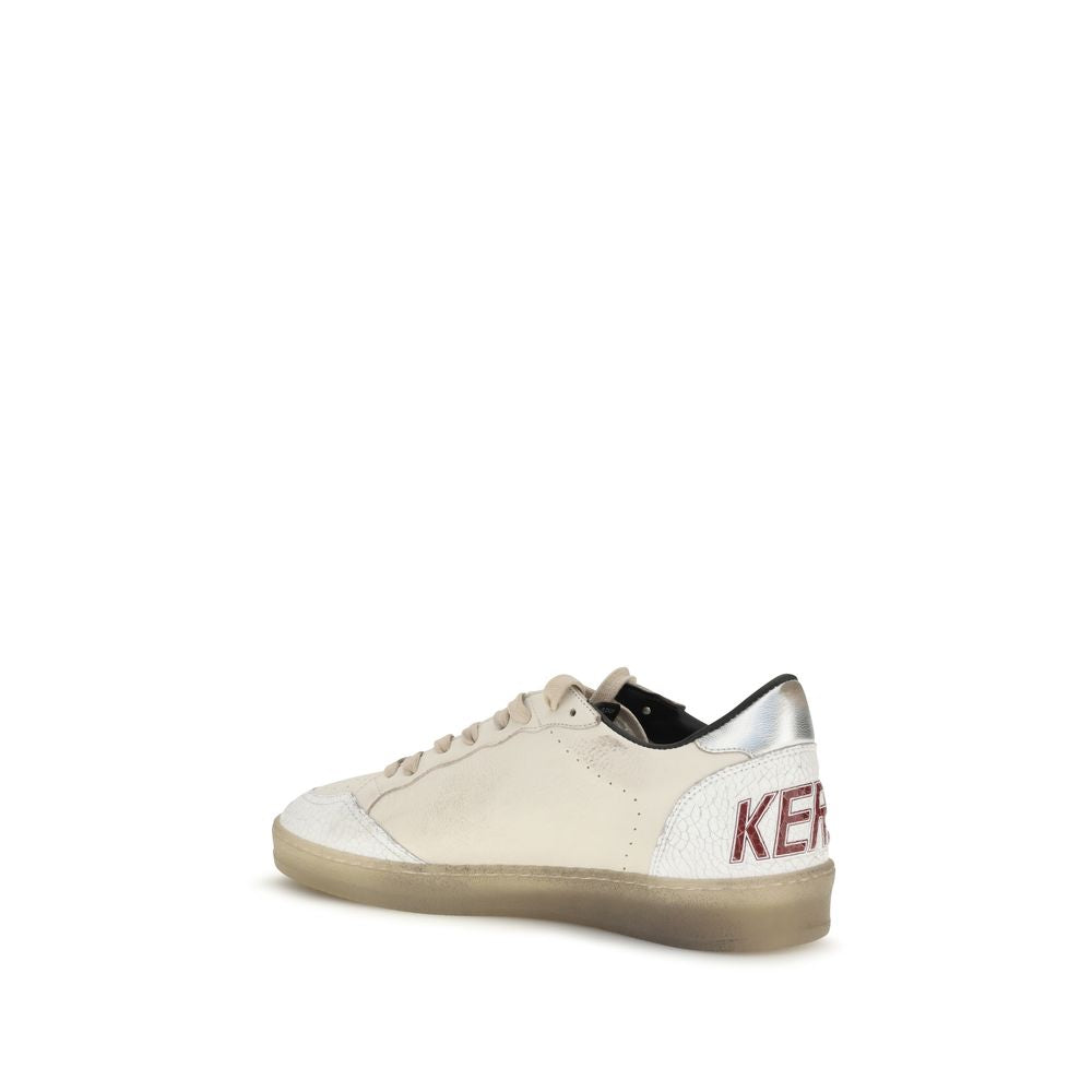 Golden Goose White Calf Leather Low Top Sneakers - Luxury Redefined