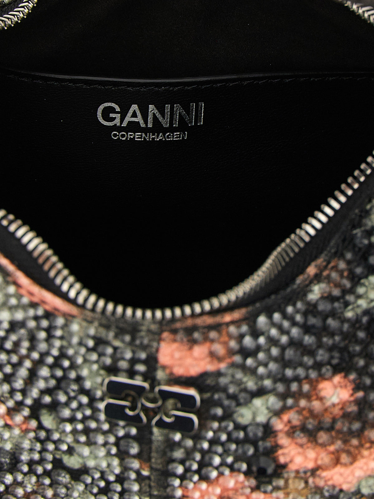 Ganni Hobo Mini Flowers Handbag - Exquisite Multicolor Elegance