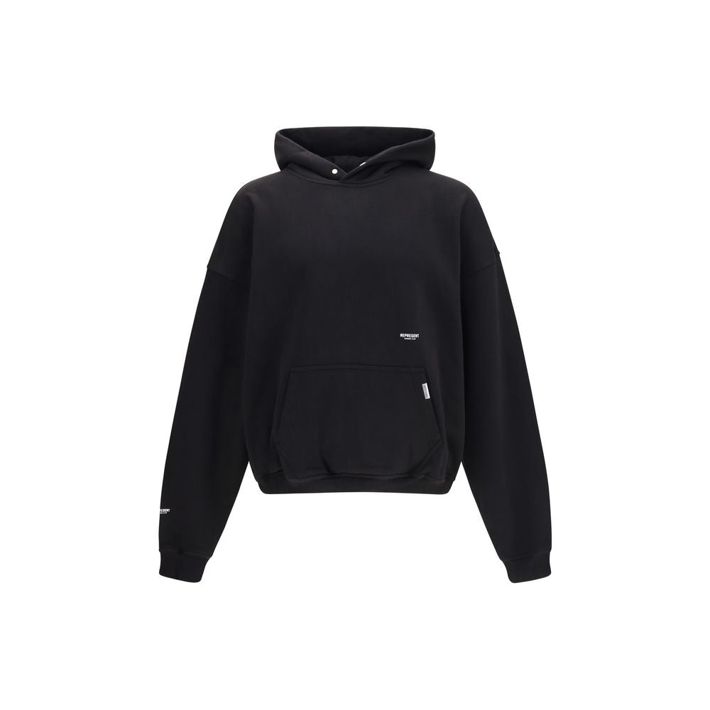 Elevate your wardrobe with the Represent Black Cotton Sweatshirt from the AW26 collection, a luxurious blend of comfort and style, perfect for the discerning individual.