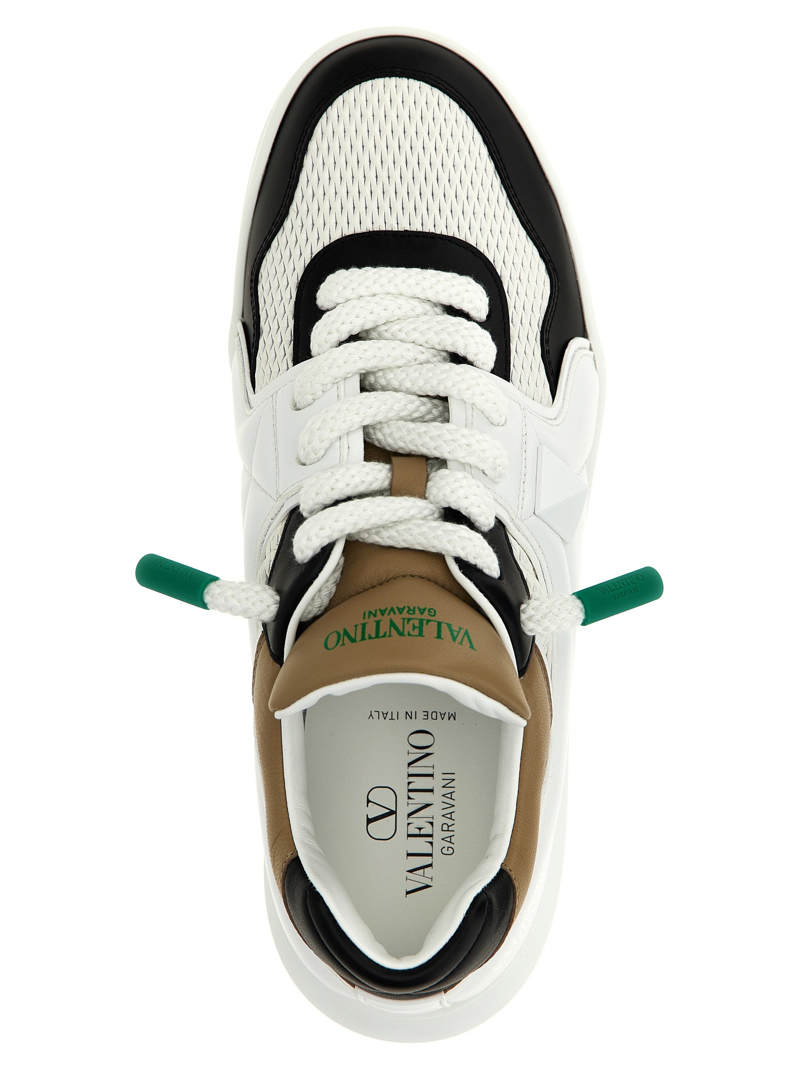 Valentino Garavani Bicolor Calfskin Chunky Sneakers