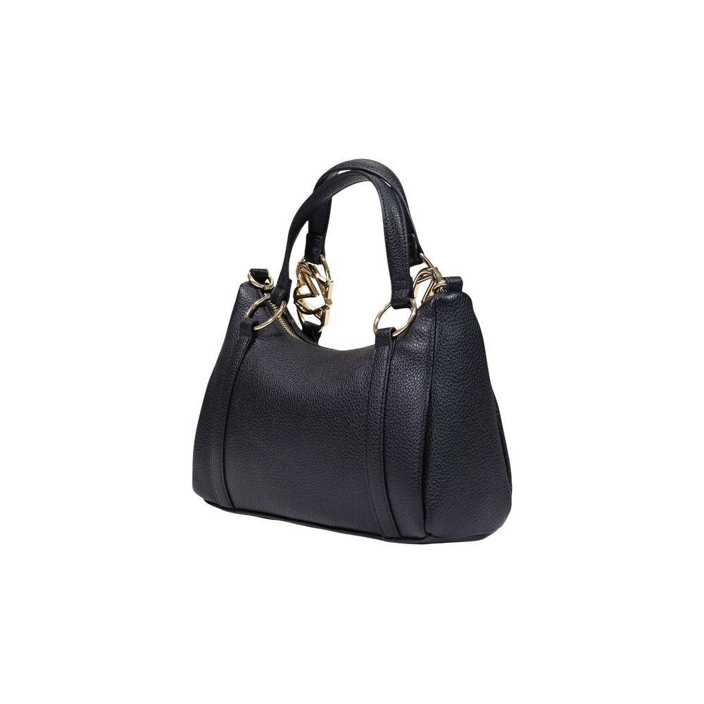 Elevate your style with the Love Moschino Black Polyethylene Handbag, a luxurious blend of sophistication and durability, perfect for any occasion.