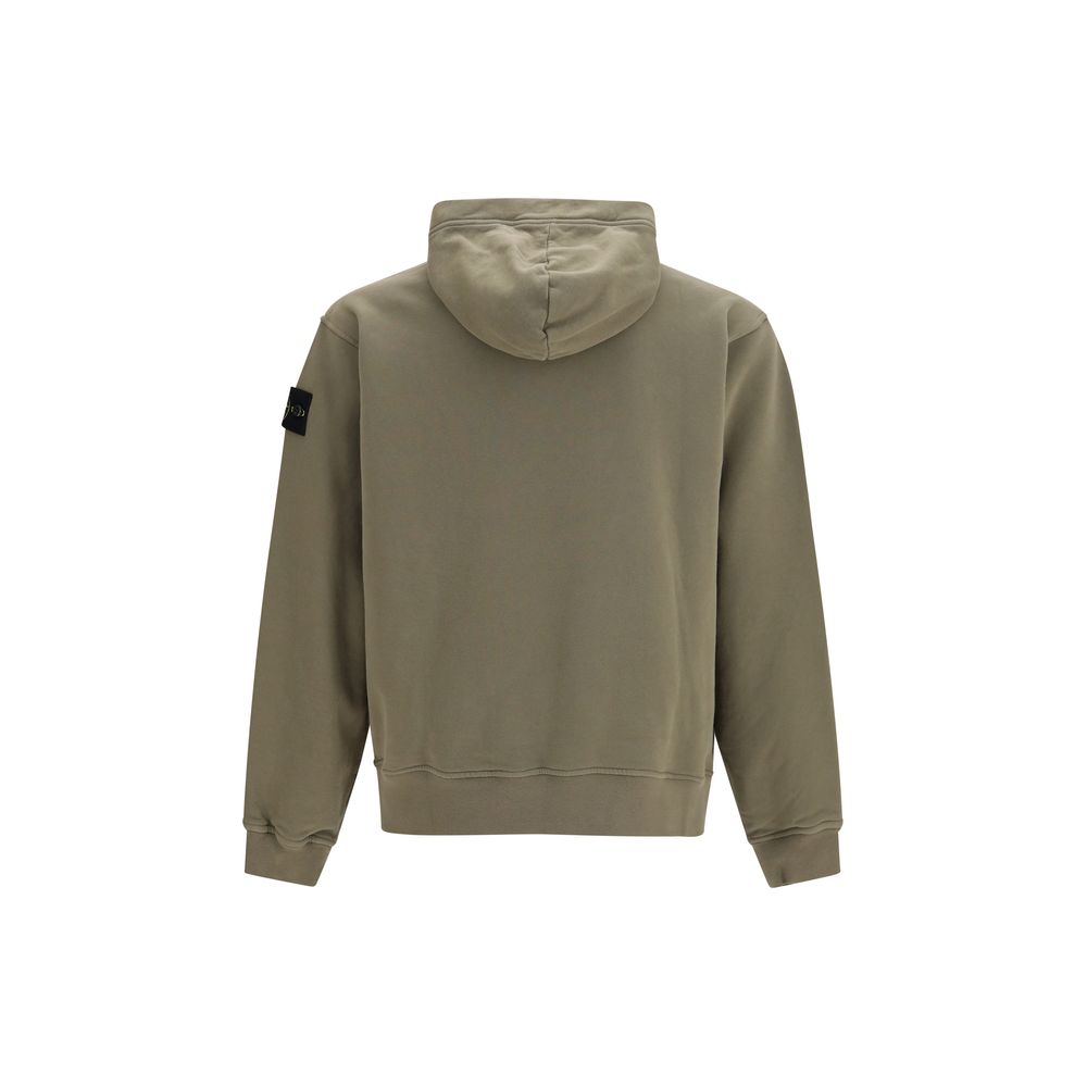 Indulge in the Stone Island Bicolor Cotton Sweatshirt, a luxurious blend of comfort and style, perfect for those who appreciate exquisite craftsmanship and timeless elegance.