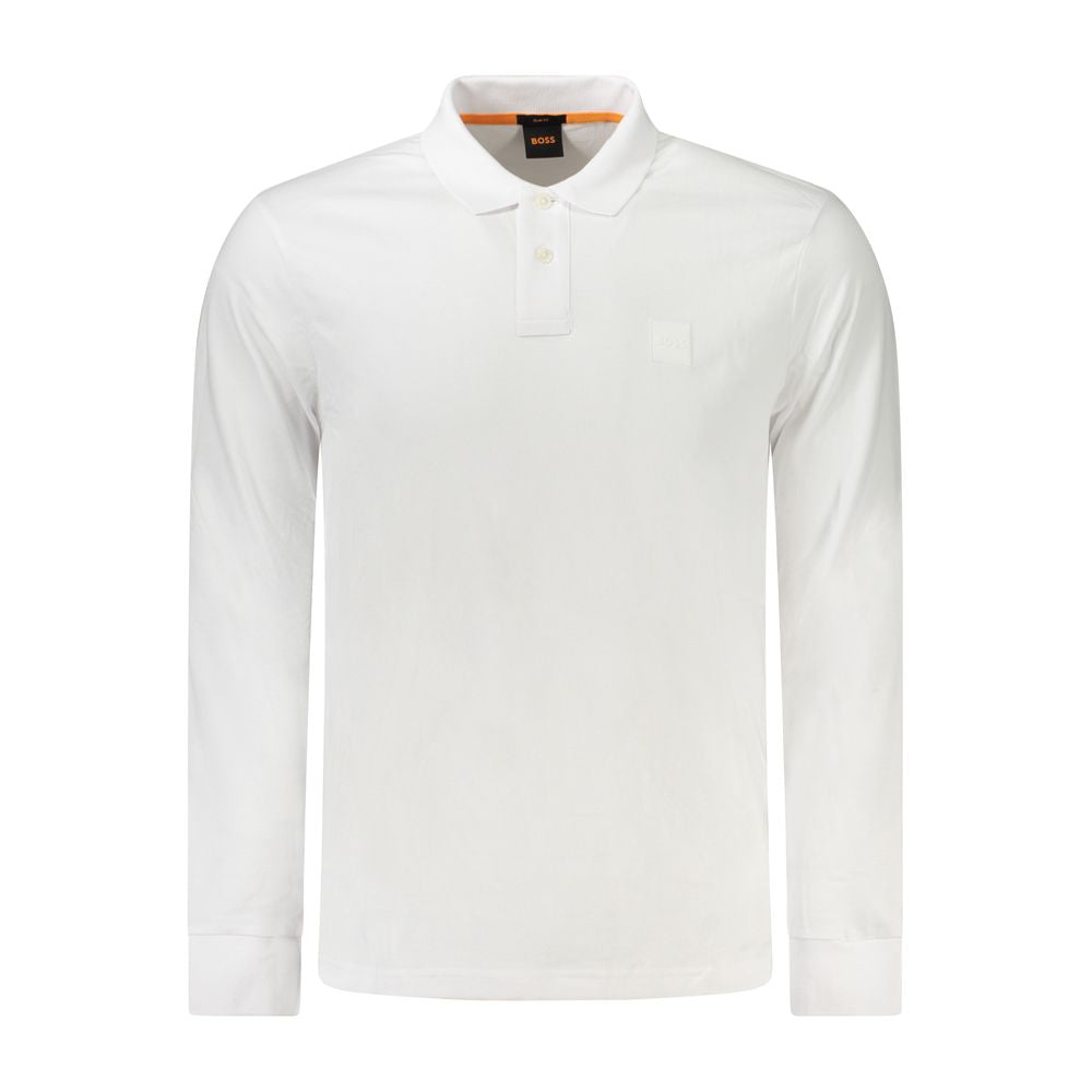 Hugo Boss Bianco Cotton Polo - Timeless Elegance for All