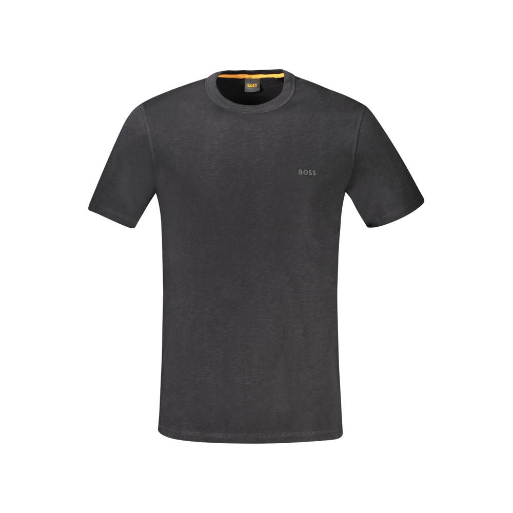 BOSS Short Sleeve T-Shirt - Timeless Luxury in Nero Cotton