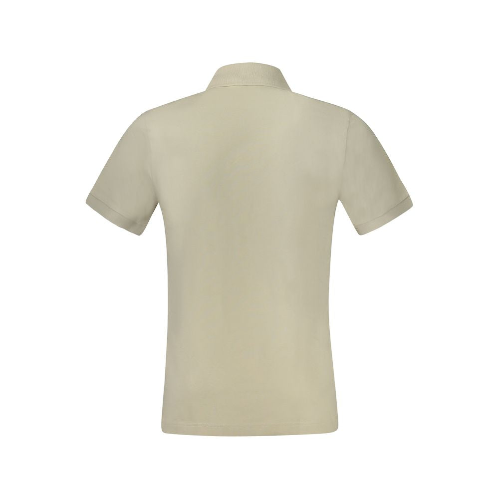 Hugo Boss Beige Cotton Polo - Elevate Your Luxurious Wardrobe