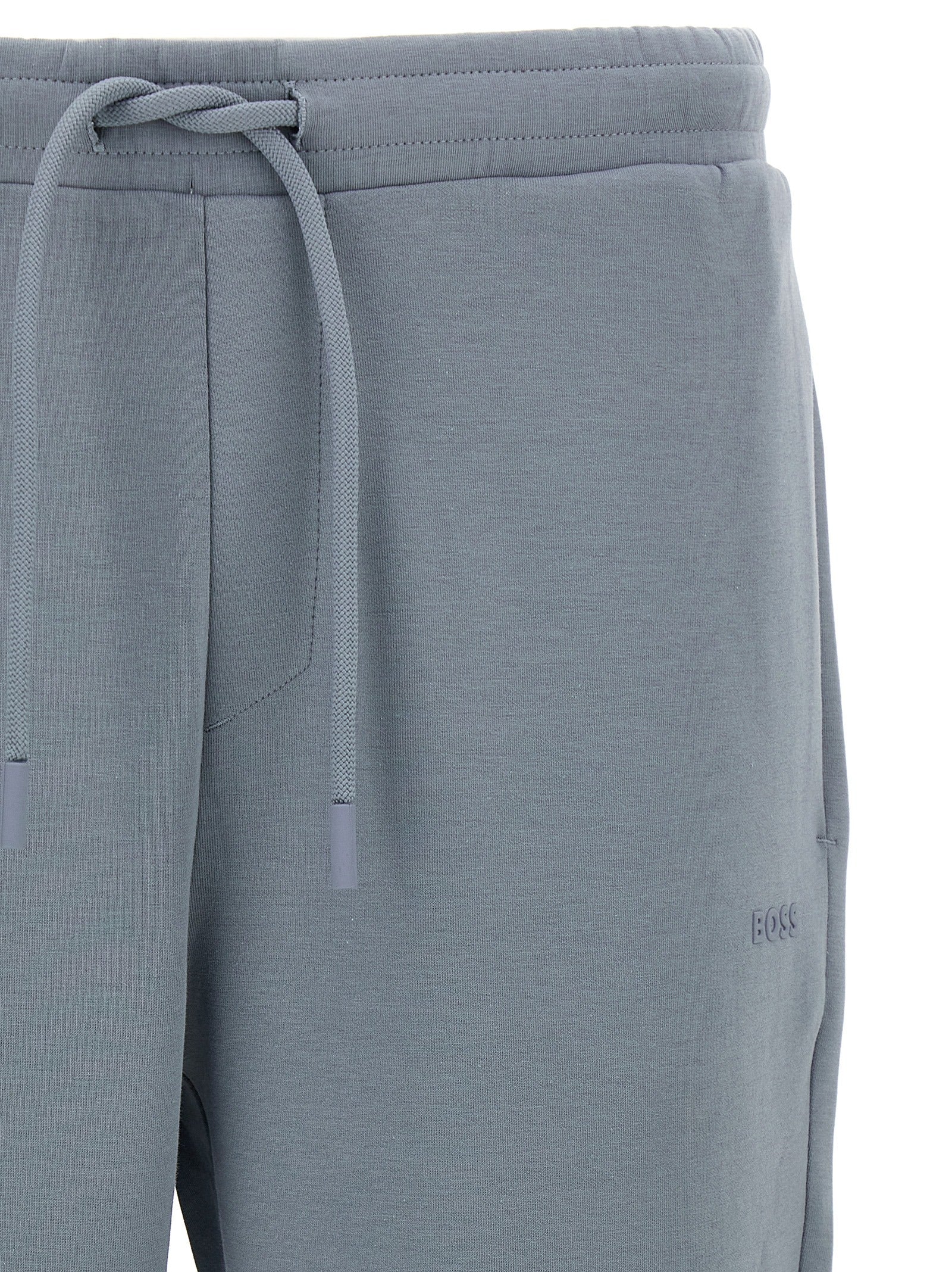 Hugo Boss Gray Cotton Joggers - Elevate Your Casual Elegance