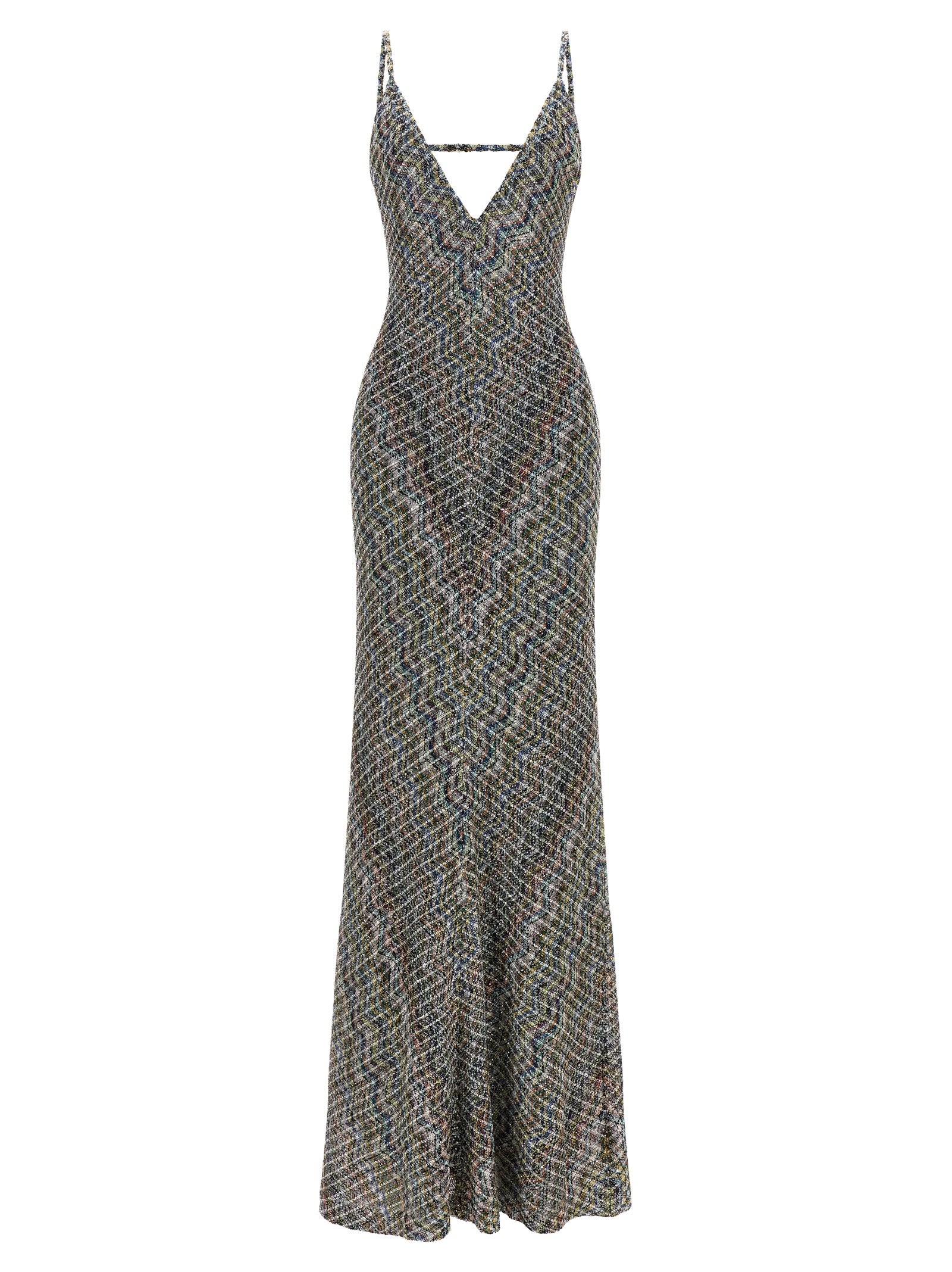 Missoni Multicolor Viscose Long Dress - Exquisite Italian Elegance