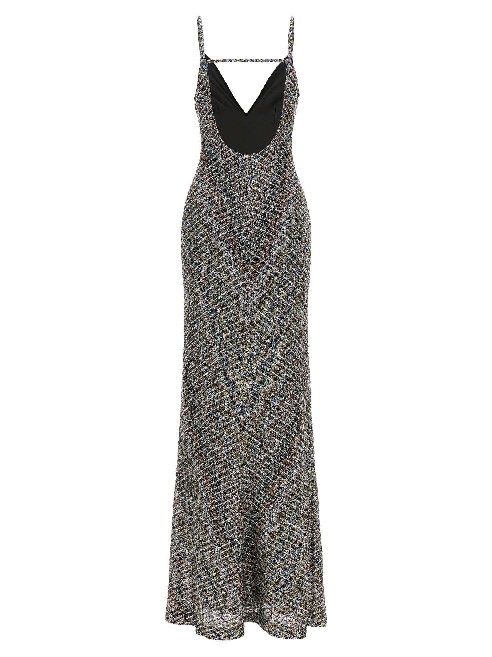 Missoni Multicolor Viscose Long Dress - Exquisite Italian Elegance