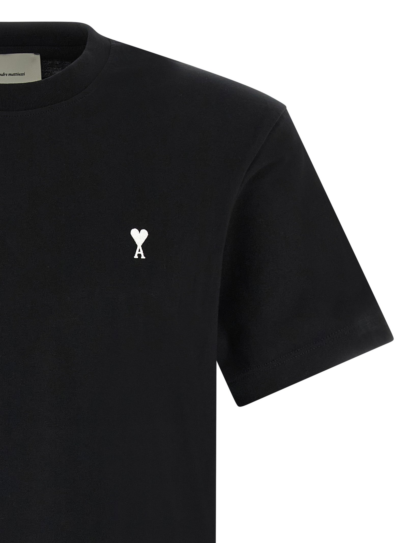Ami Paris Bicolor Cotton T-Shirt