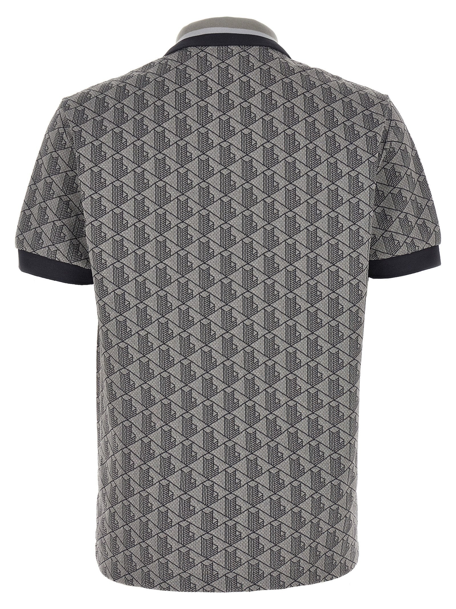 Lacoste Gray Polyester Polo Shirt