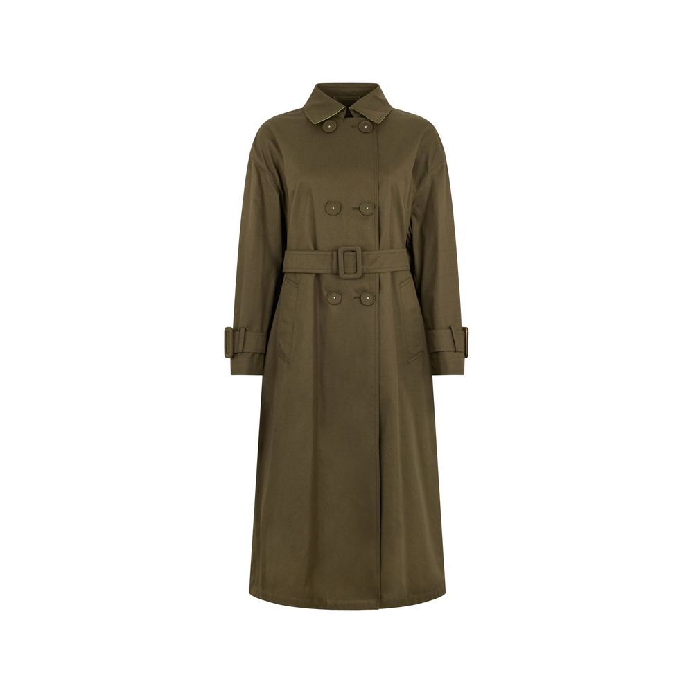 Indulge in the exquisite Herno Bicolor Cotton Coat, a masterpiece of Italian craftsmanship, designed for those who embody elegance and sophistication.