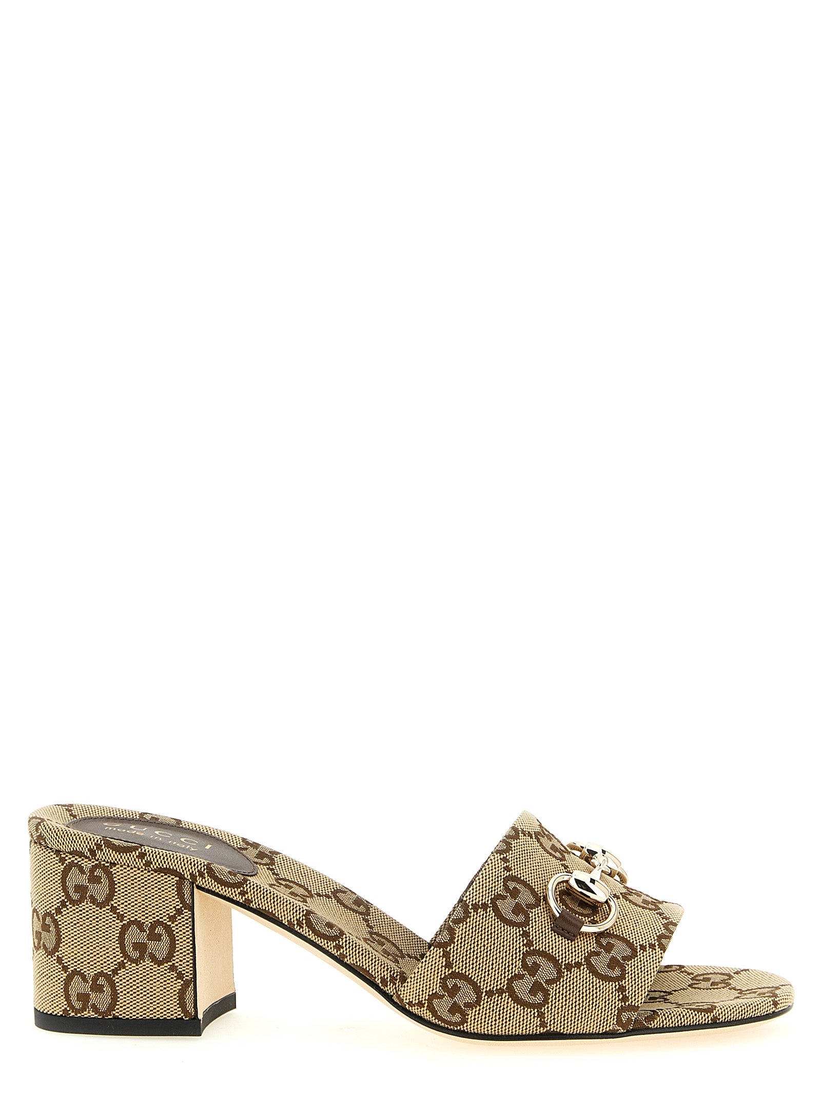 Gucci Beige Cotton Slides - Exquisite Luxury Footwear for All
